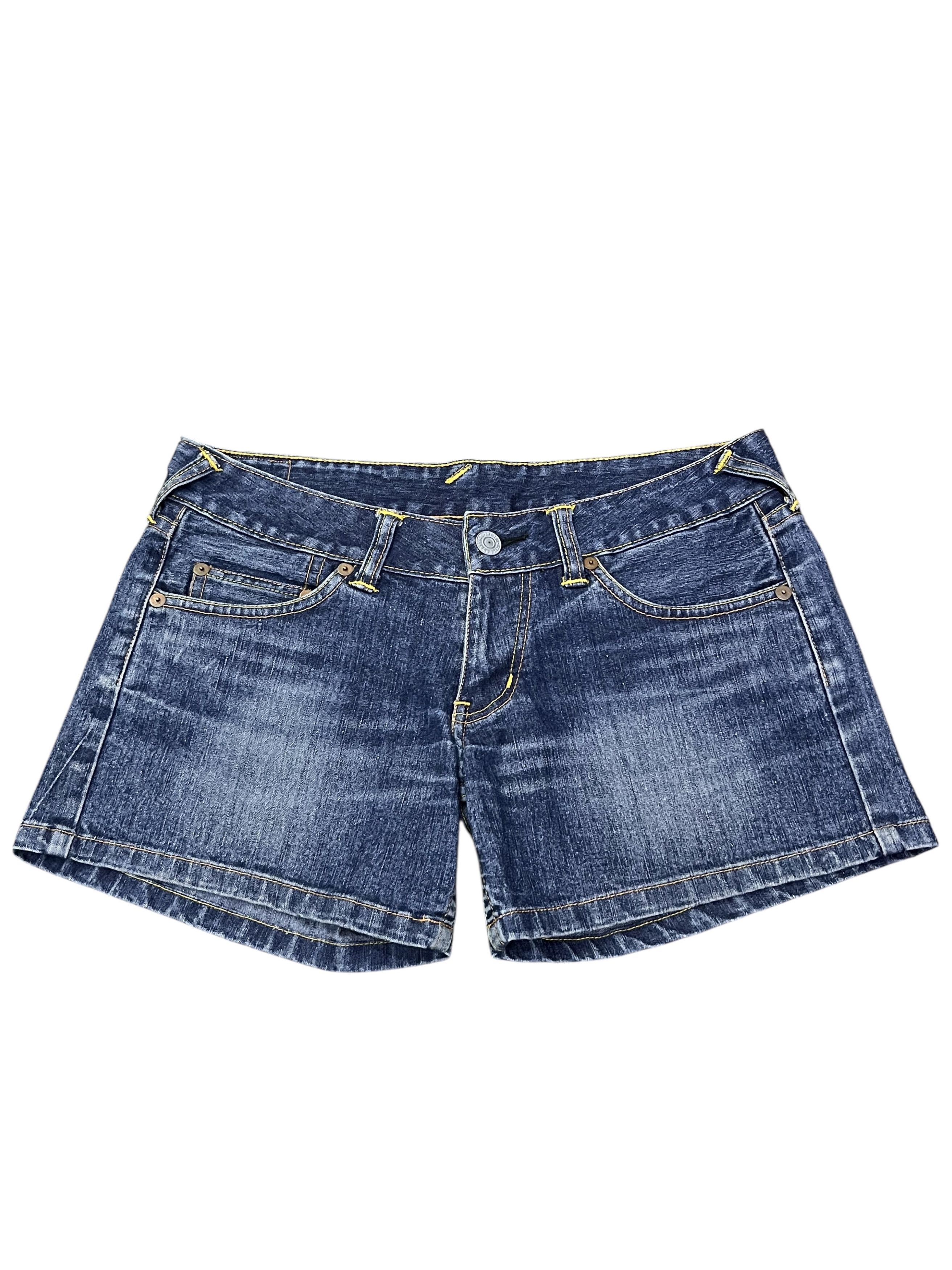 Evisu Vintage EVISU DONNA Denim Hot Pants Shorts Size 28" / US 6 / IT 42 - 3 Thumbnail