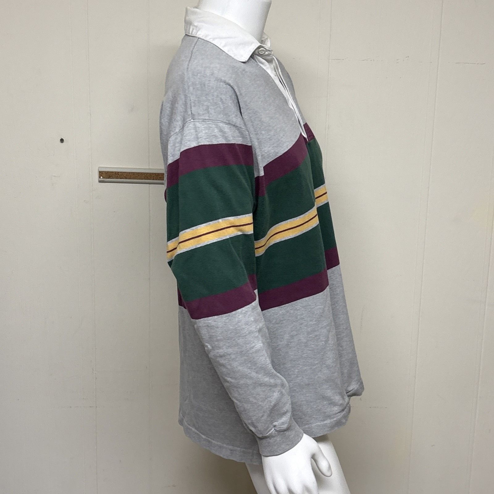Eddie Bauer Eddie Bauer Mens Large Polo Rugby Shirt Long Sleeve Striped Size US L / EU 52-54 / 3 - 4 Thumbnail