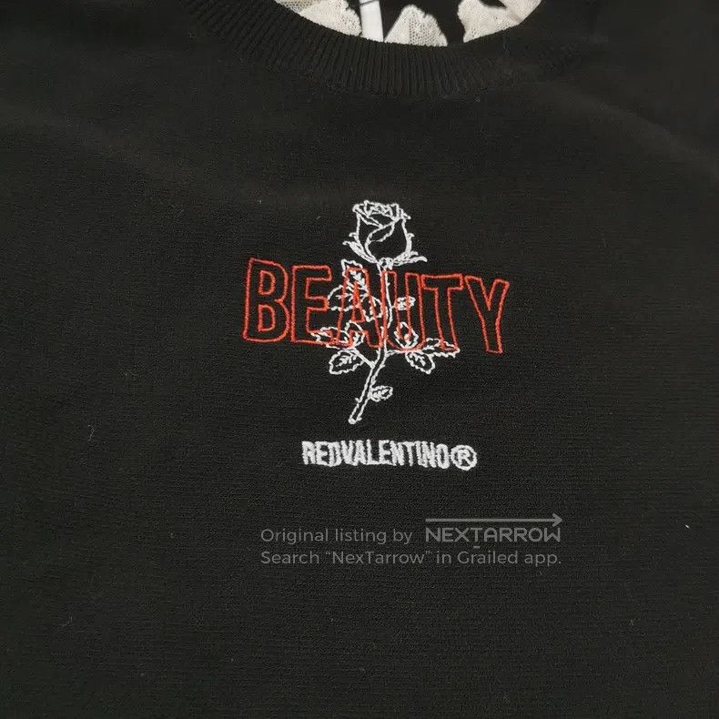 Valentino Valentino Floral pattern letter logo crew neck long sleeve Size M / US 6-8 / IT 42-44 - 3 Thumbnail