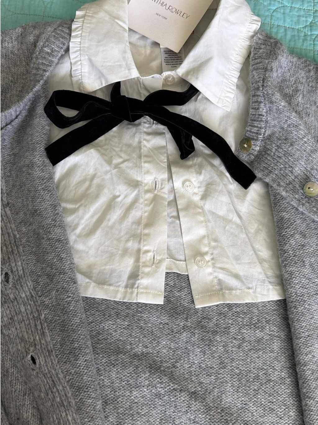 Cynthia Rowley Cynthia Rowley Heather Gray Button-Front Cardigan Size M / US 6-8 / IT 42-44 - 2 Thumbnail