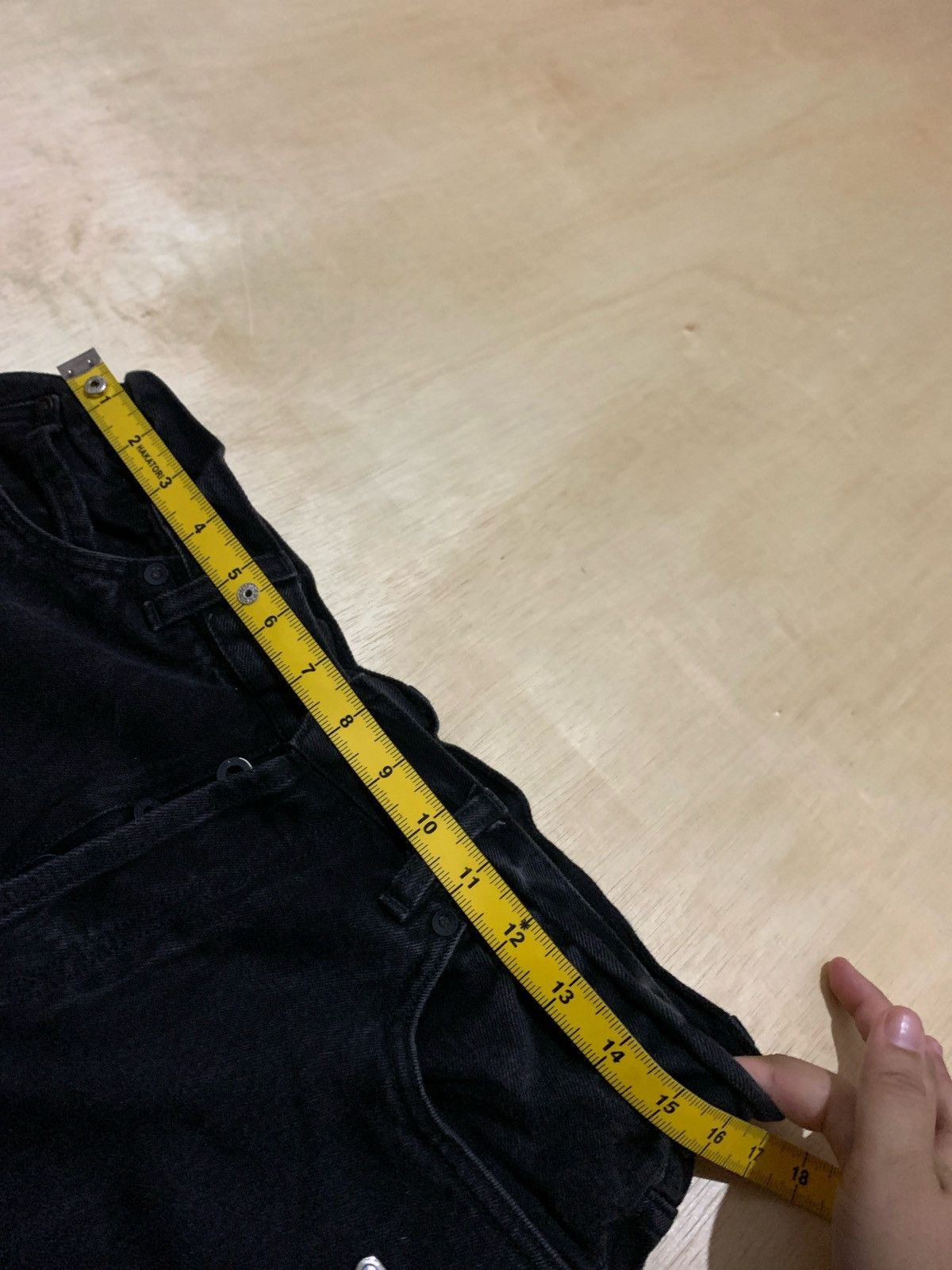 Off-White Off-White Black Denim Size US 31 - 19 Thumbnail