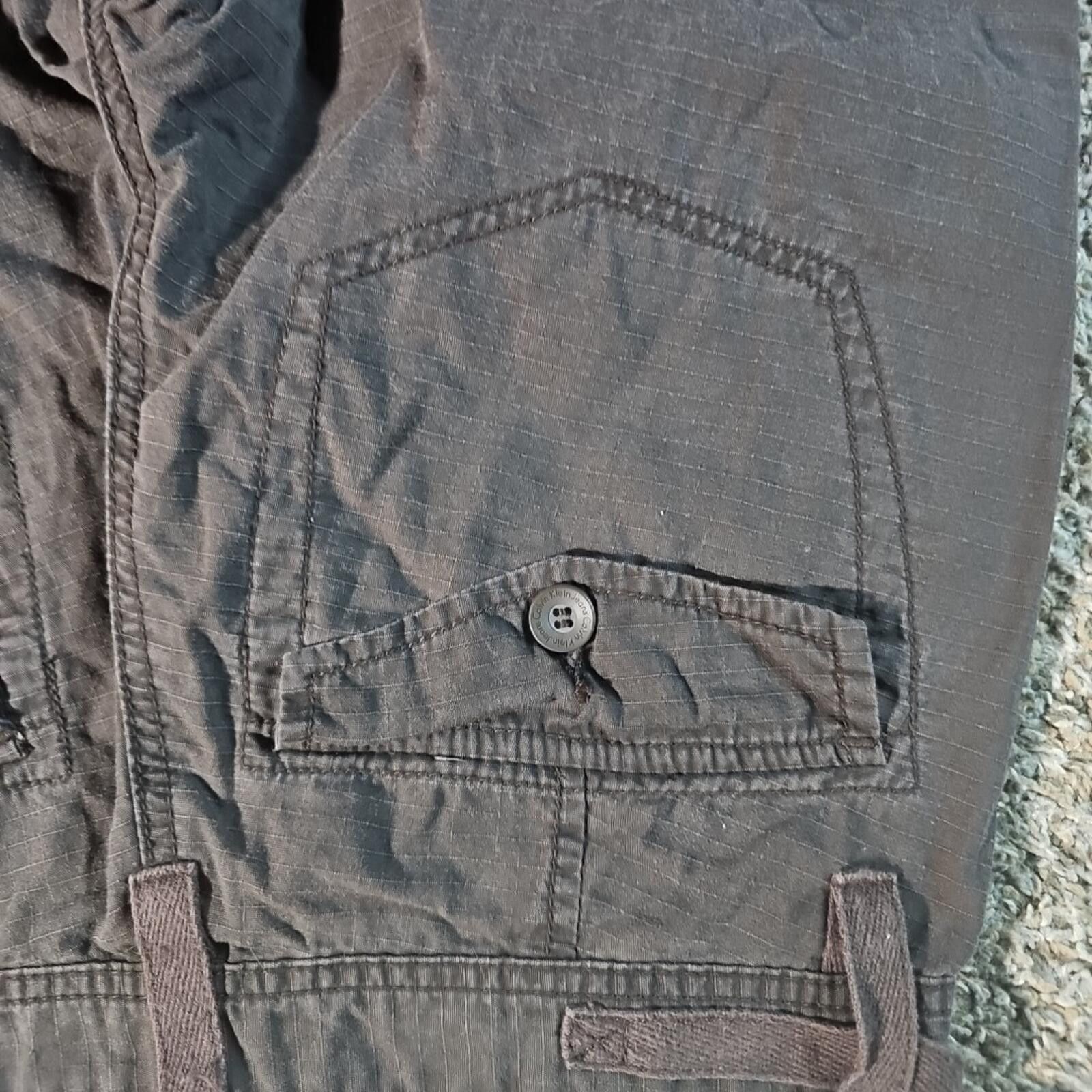 Calvin Klein Calvin Klein Sz 6 Ripstop Brown Shorts Size 28" / US 6 / IT 42 - 8 Thumbnail