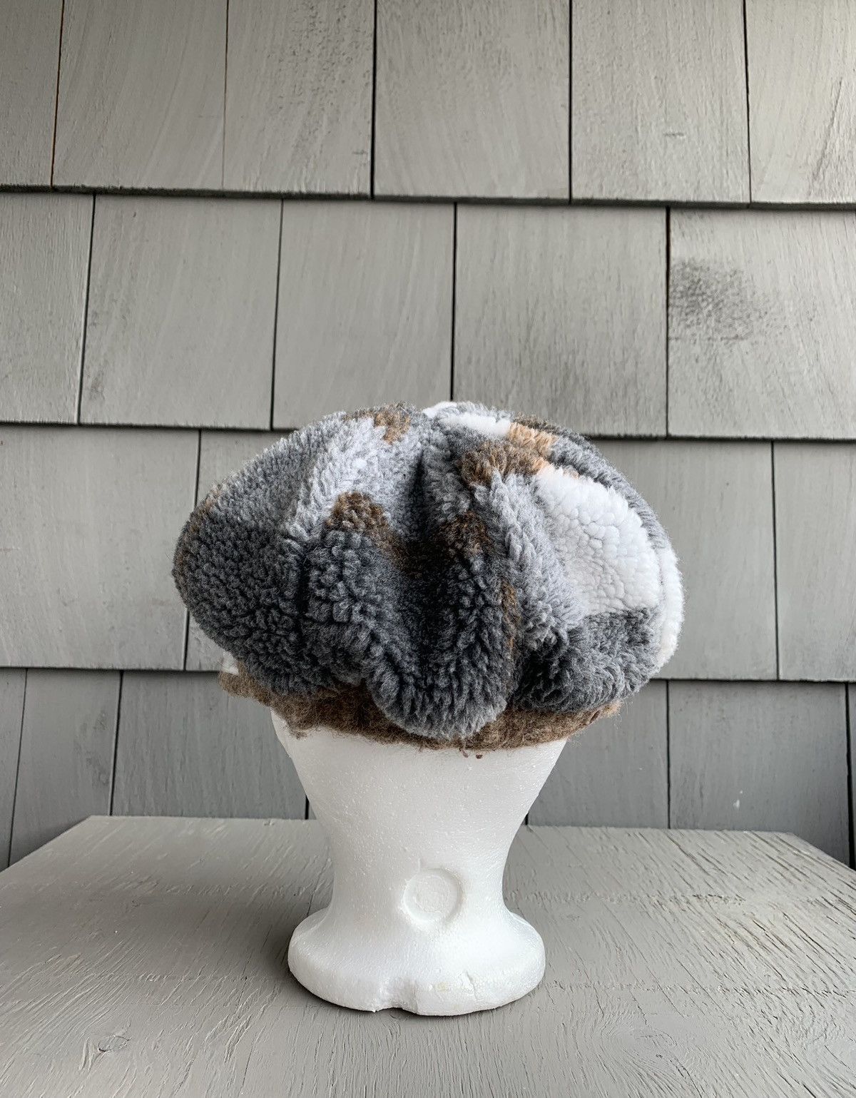 Japanese Brand × Vintage 2000s Newsboy Cap Y2K Vintage Wool Slouchy Hat Camp Ivy Flat Size ONE SIZE - 7 Thumbnail