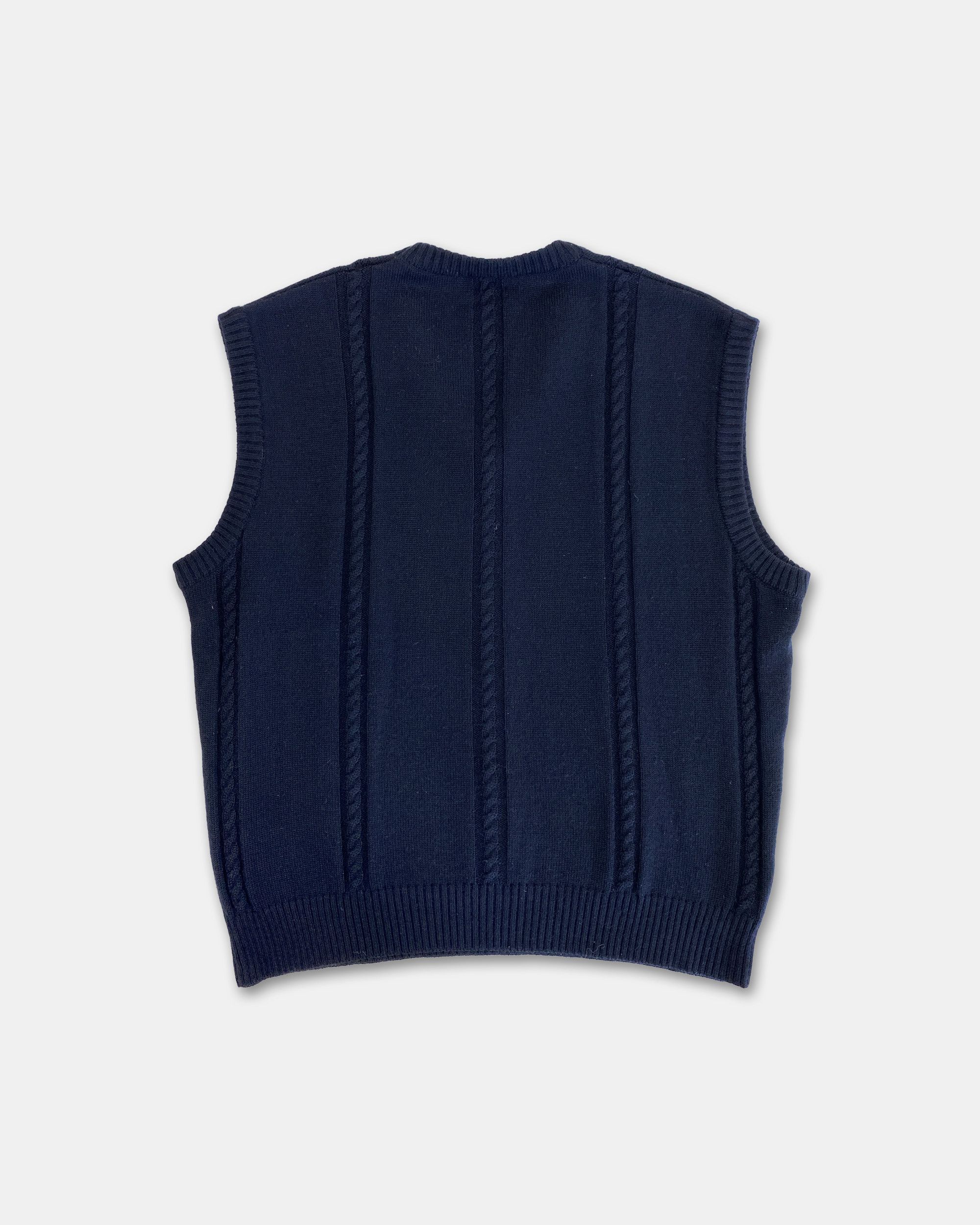 Vintage Rodier Monsieur Paris 1980s Knit Sweater Vest Size US XL / EU 56 / 4 - 5 Thumbnail