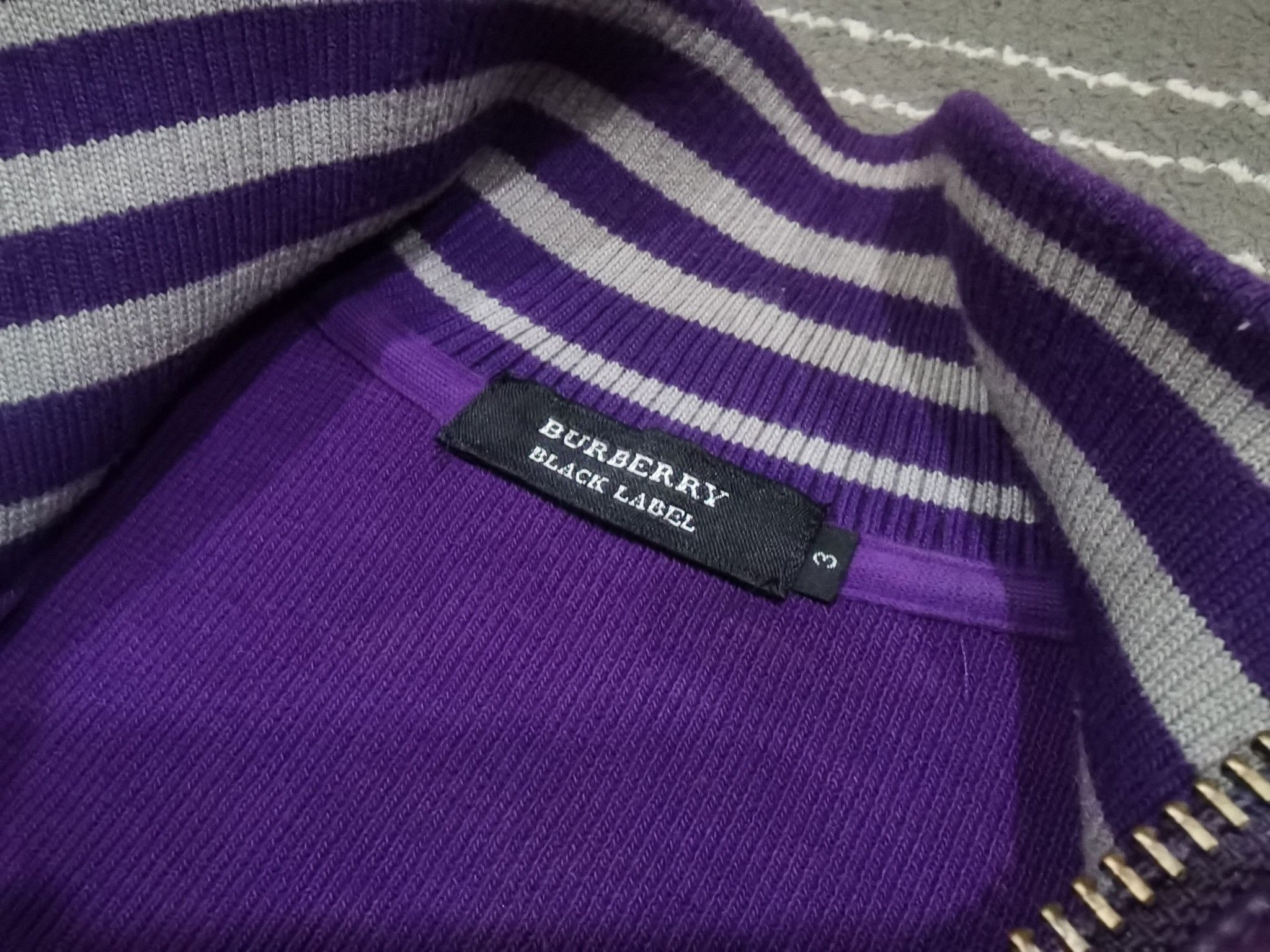 Burberry BURBERRY BLACK LABEL purple jacket S 2240 Size S / US 4 / IT 40 - 9 Thumbnail