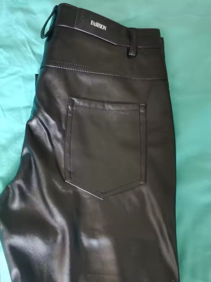 Leather Faux Leather Skinny Pants Size US 36 / EU 52 - 5 Thumbnail
