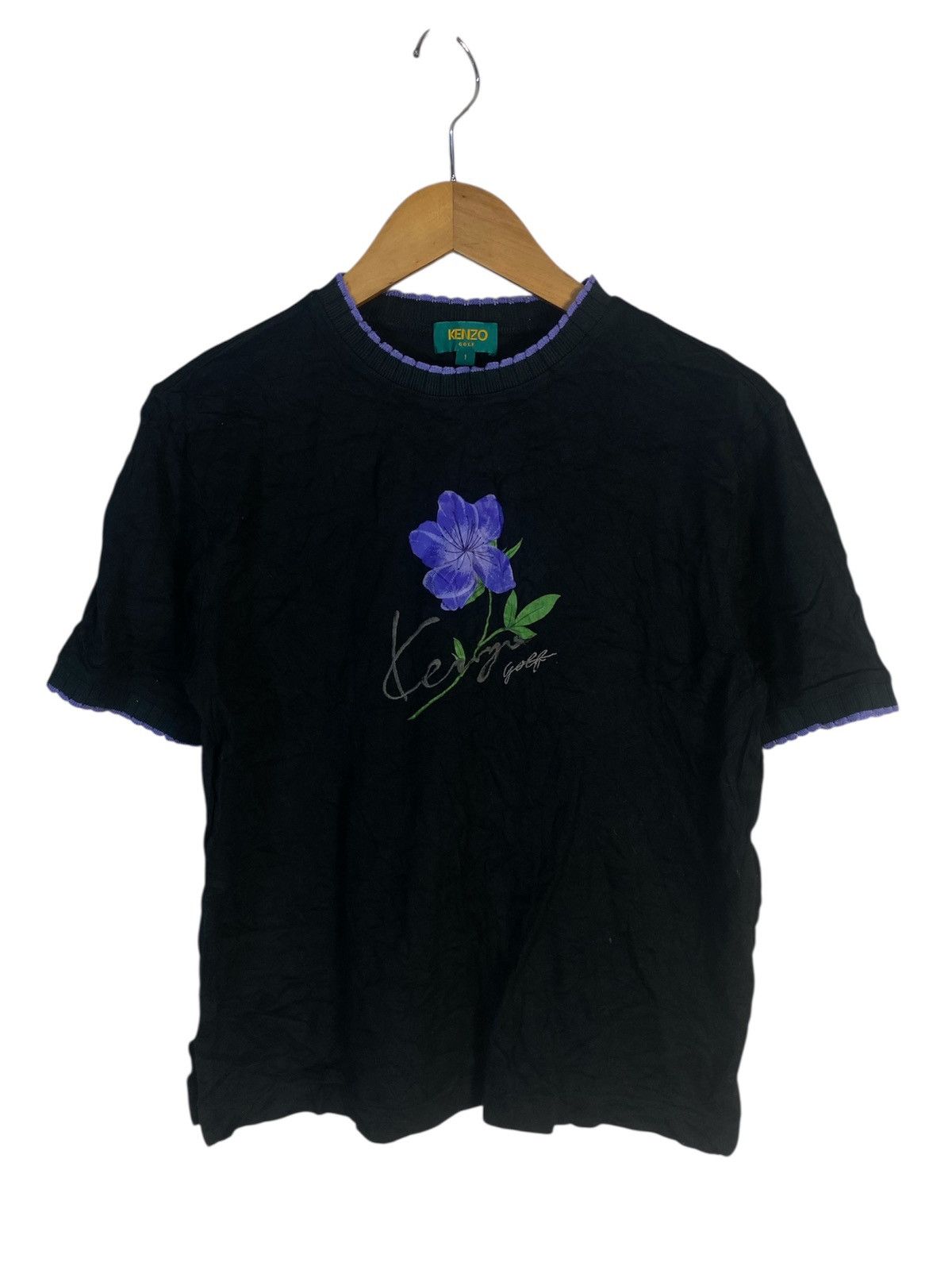Designer × Kenzo Kenzo golf spellout ladies Tshirt Size S / US 4 / IT 40 - 1 Thumbnail