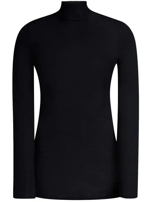 Marni oc11z0525 High-Neck Wool Jumper in Black Size US S / EU 44-46 / 1 - 1 Thumbnail