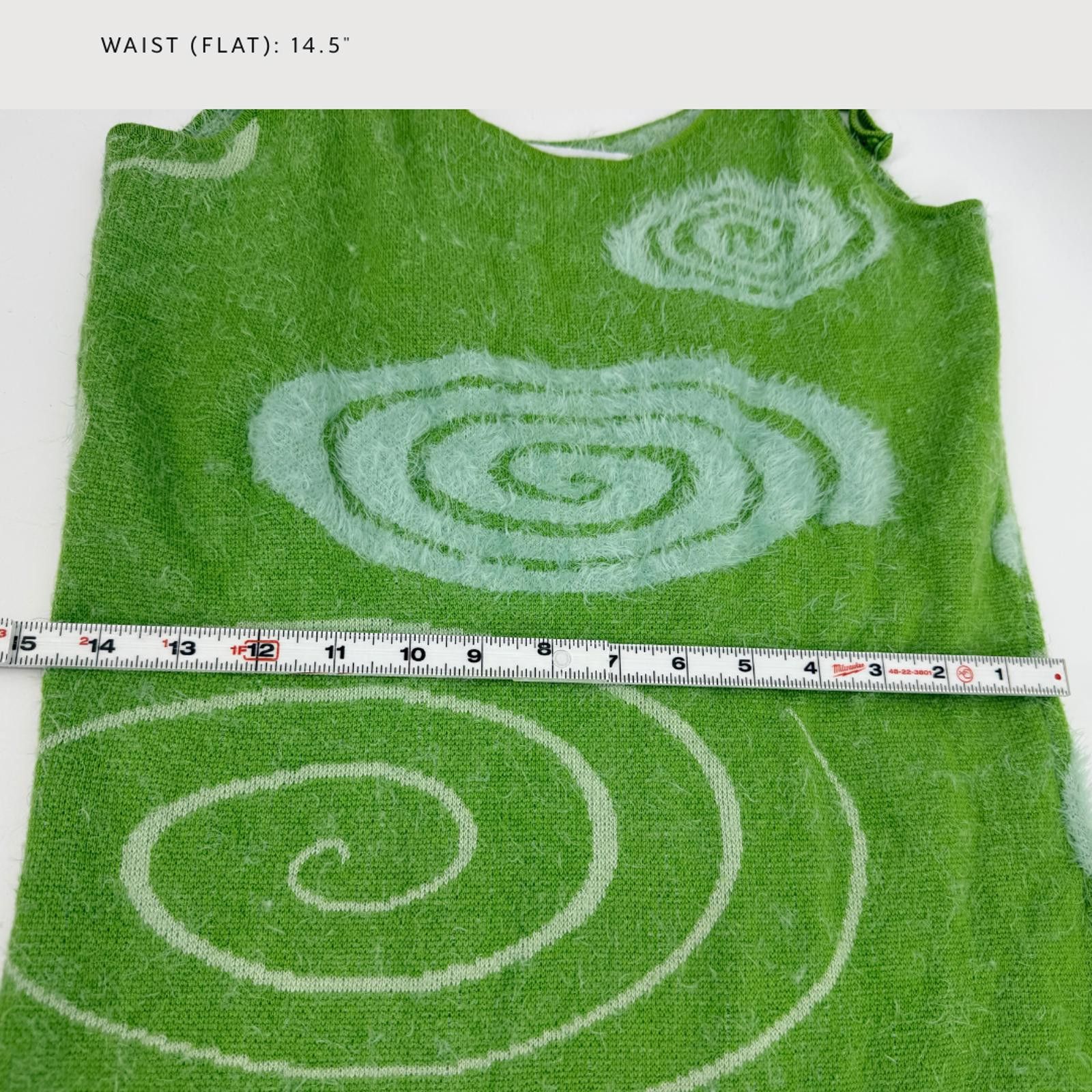 House of Sunny House of Sunny Galaxy Hockney Dress Green Midi 8 Y2K Size M / US 6-8 / IT 42-44 - 8 Thumbnail