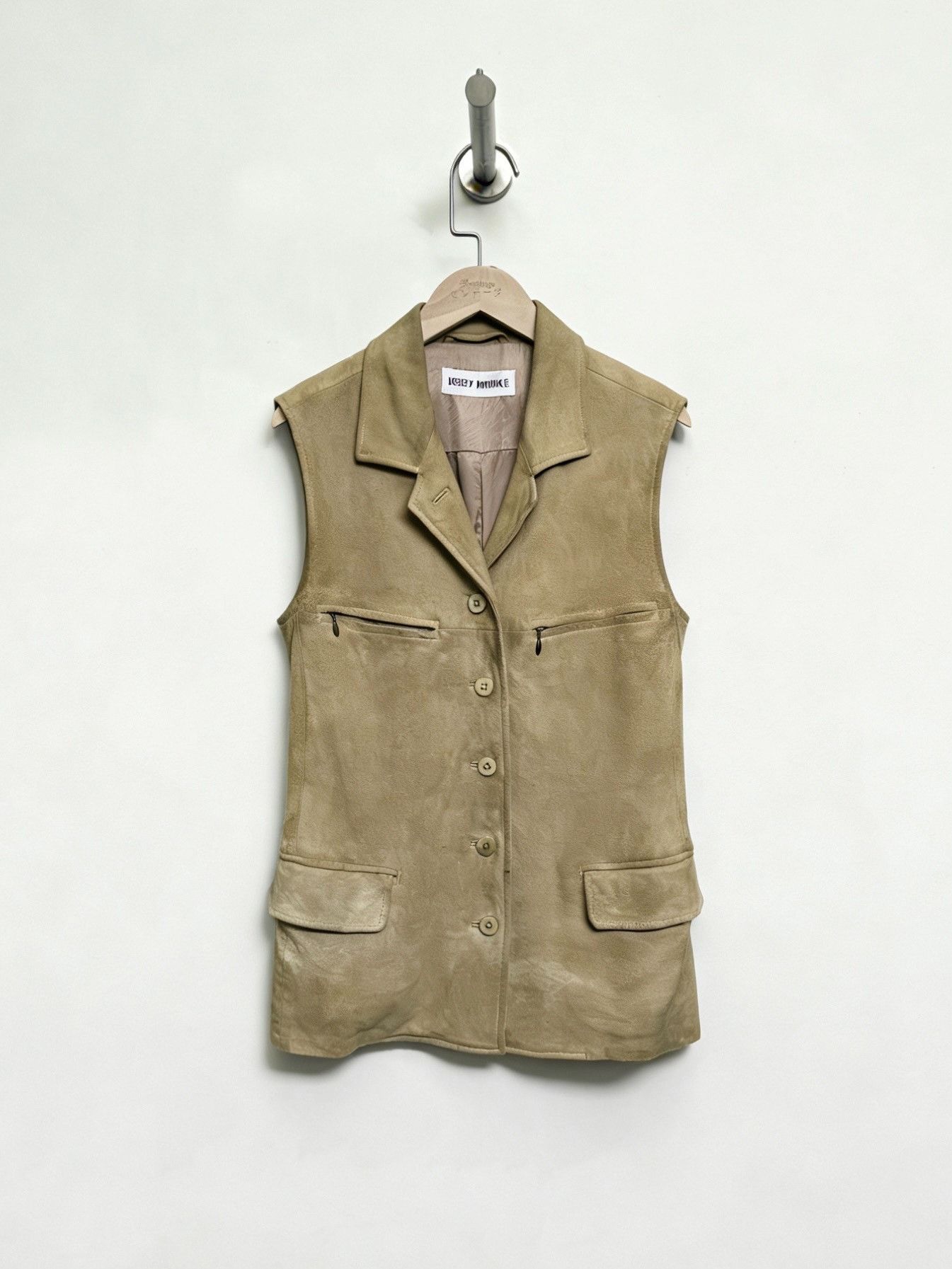 Issey Miyake Issey Miyake 2000's Goat Leather Vest Size US M / EU 48-50 / 2 - 1 Thumbnail