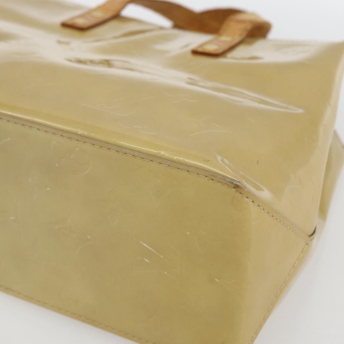 Louis Vuitton Louis Vuitton Monogram Vernis Reade PM Handbag Beige Size ONE SIZE - 3 Thumbnail
