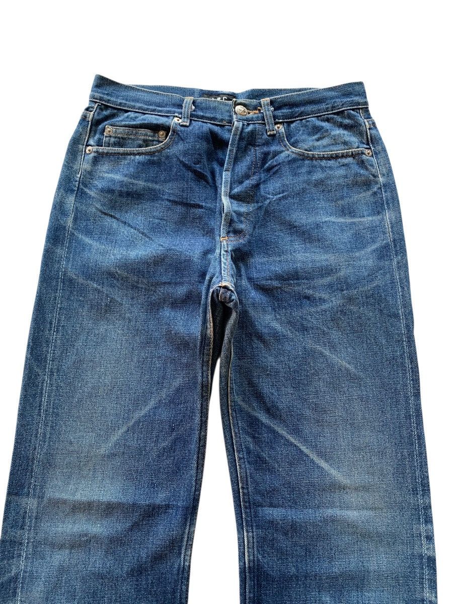 A.P.C. A.P.C SELVEDGE FADED & RUSTY JAPANESE DISTRESSED DENIM Size US 29 - 8 Thumbnail
