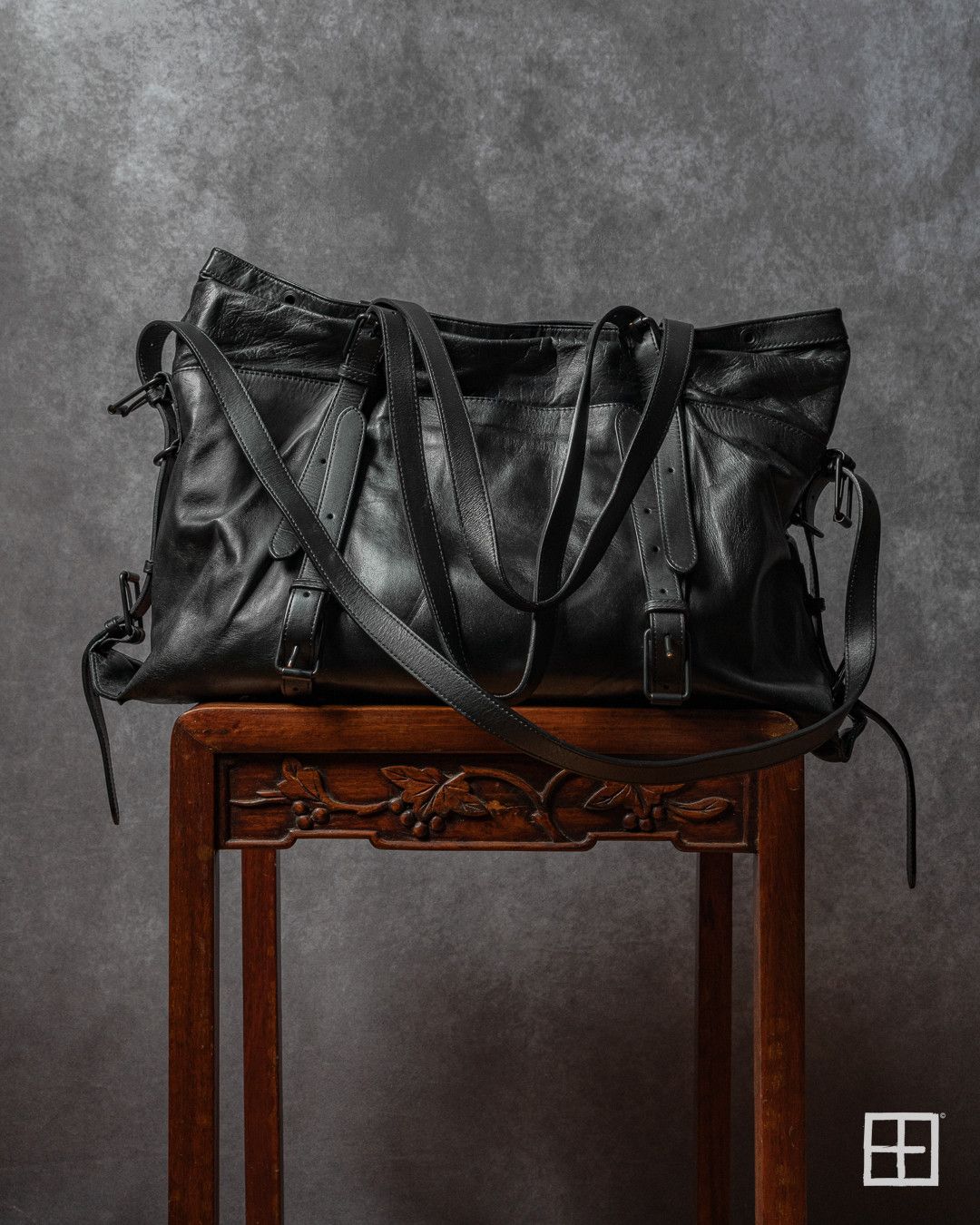 Other Patrick Stephan Horsehide Atelier Bag M Black Size ONE SIZE - 2 Thumbnail
