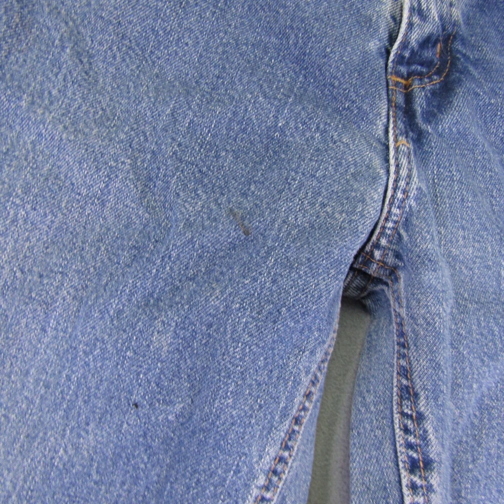 Carhartt VINTAGE Carhartt FR Jeans Mens 34x30 Blue Flame Resistant Carpenter Utility Workwear Pants Size US 33 - 6 Thumbnail