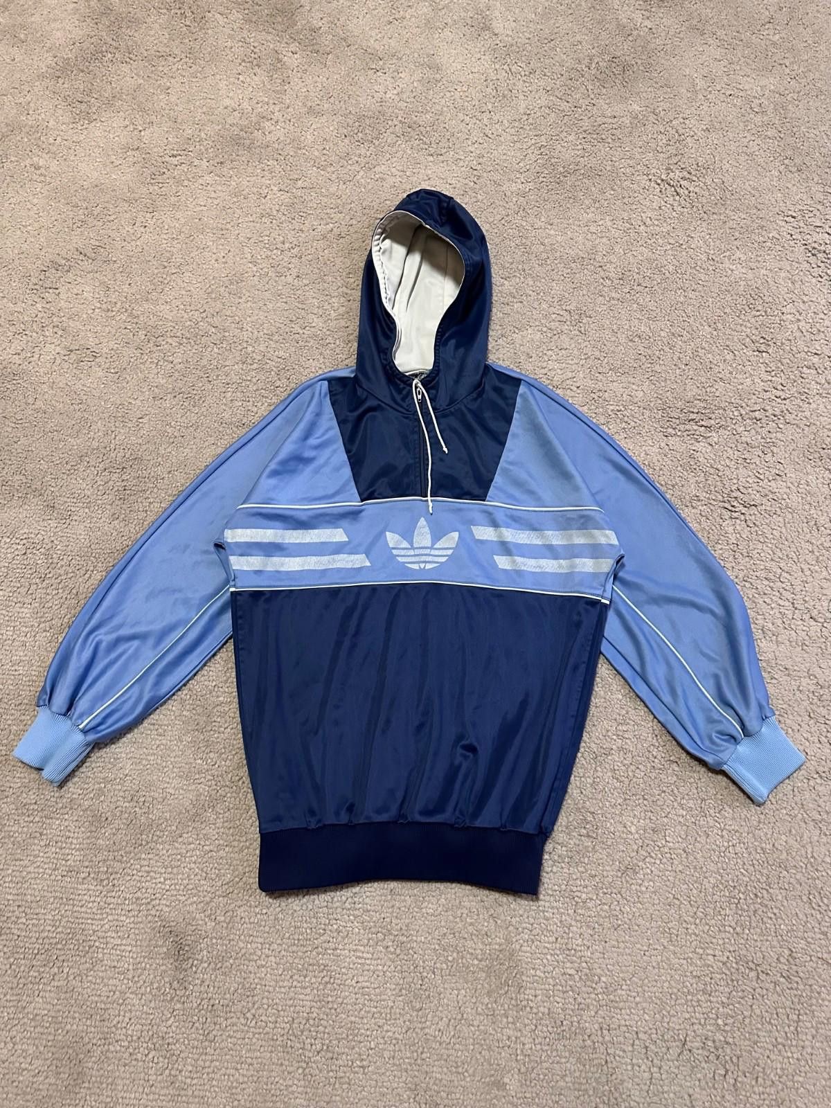 Adidas Adidas 1980s Longbeach hoodie track top jacket vintage Size US M / EU 48-50 / 2 - 1 Thumbnail