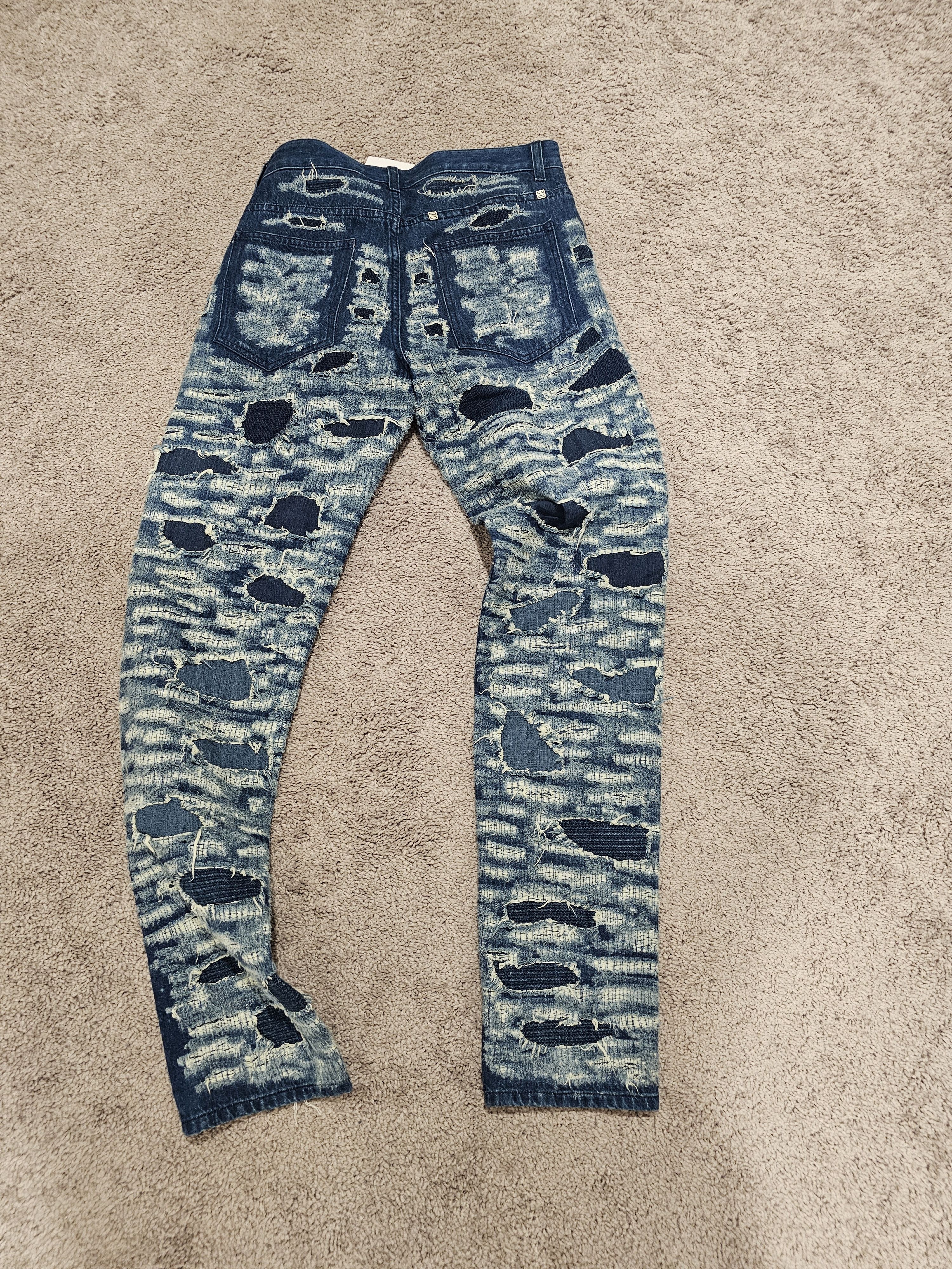 1017 ALYX 9SM × Ends Repair × Givenchy Givenchy Matthew Williams Distressed Boro Jeans AW22 ALYX Size US 32 / EU 48 - 10 Thumbnail