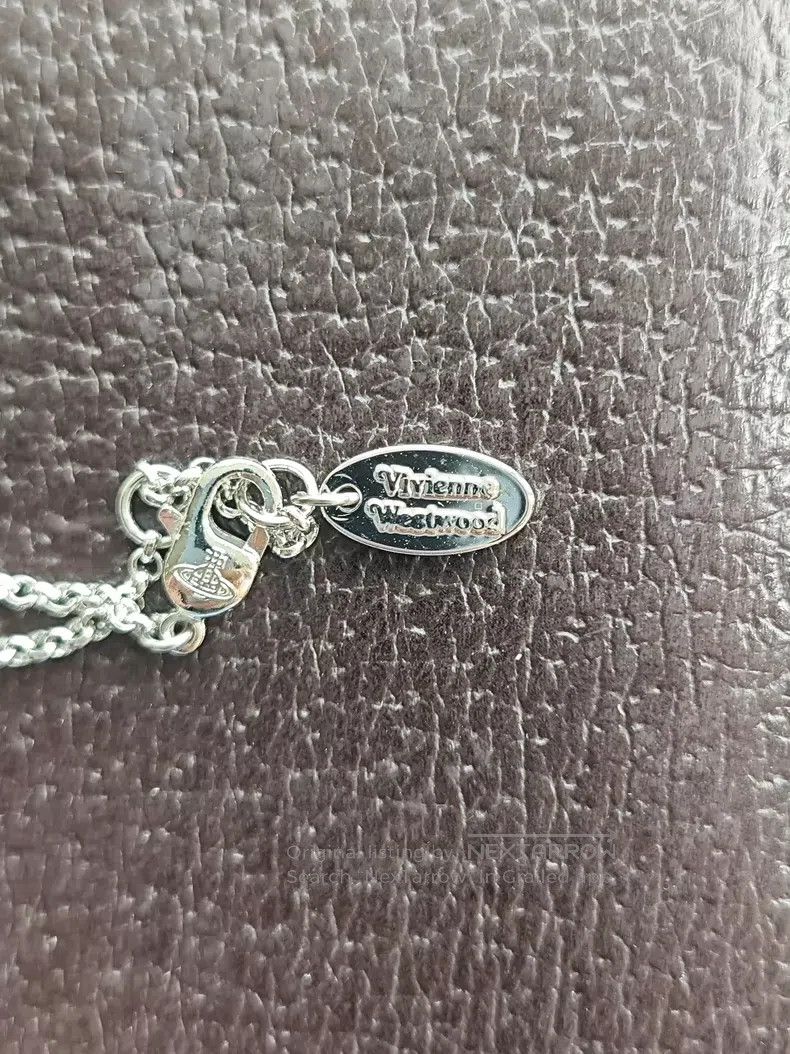Vivienne Westwood vivienne westwood Silver Small Orb Necklace with Engraving Size ONE SIZE - 5 Thumbnail