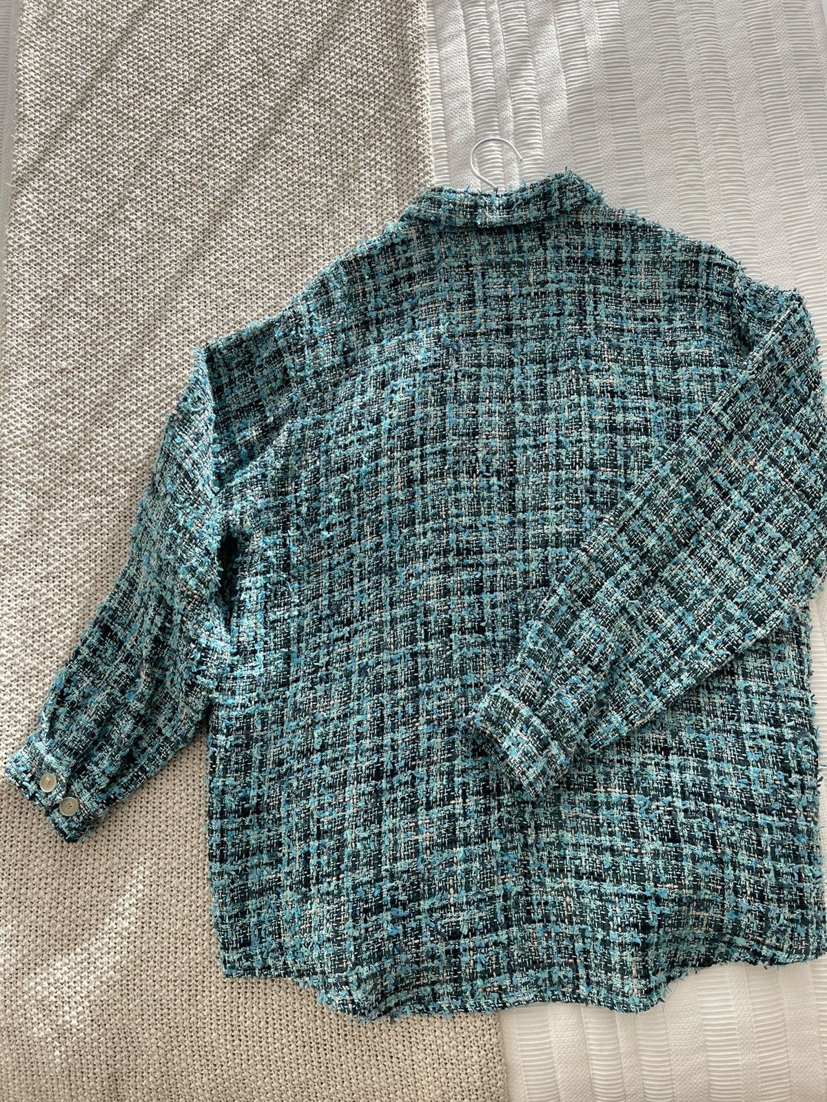 AURALEE HOMESPUN SUMMER TWEED MESH SHIRT – unexpected store
