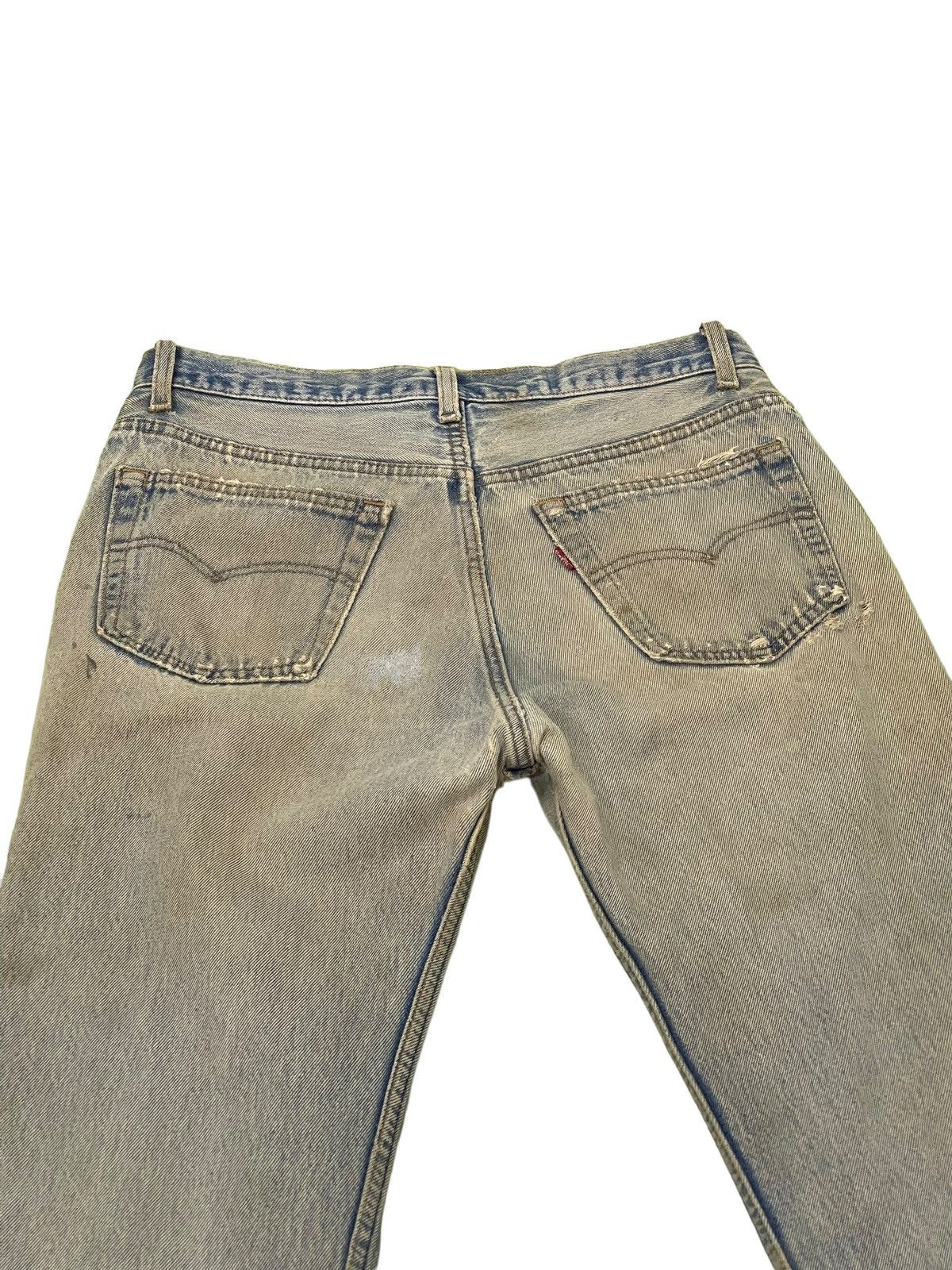 Levi's Vintage Clothing Vtg 1994 Levi’s 501 USA Faded Distress Straight 8🟦8 Size US 31 - 17 Thumbnail