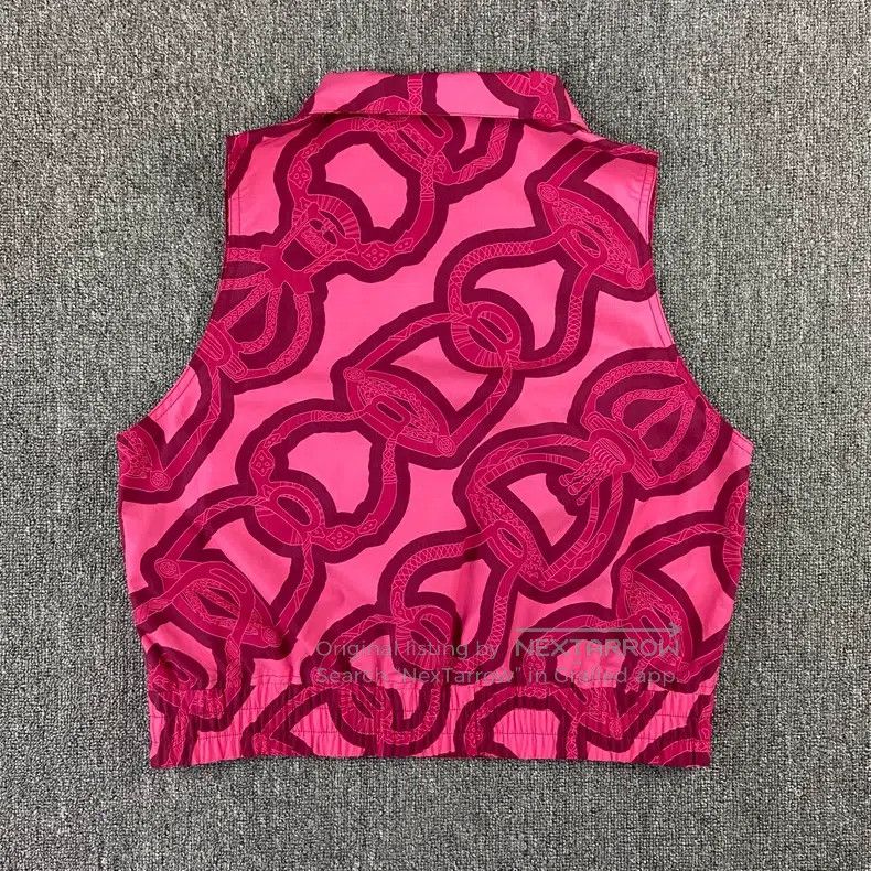 Hermes Hermes Fuchsia Zipper Vest Size XXS / US 00 / IT 34 - 2 Thumbnail