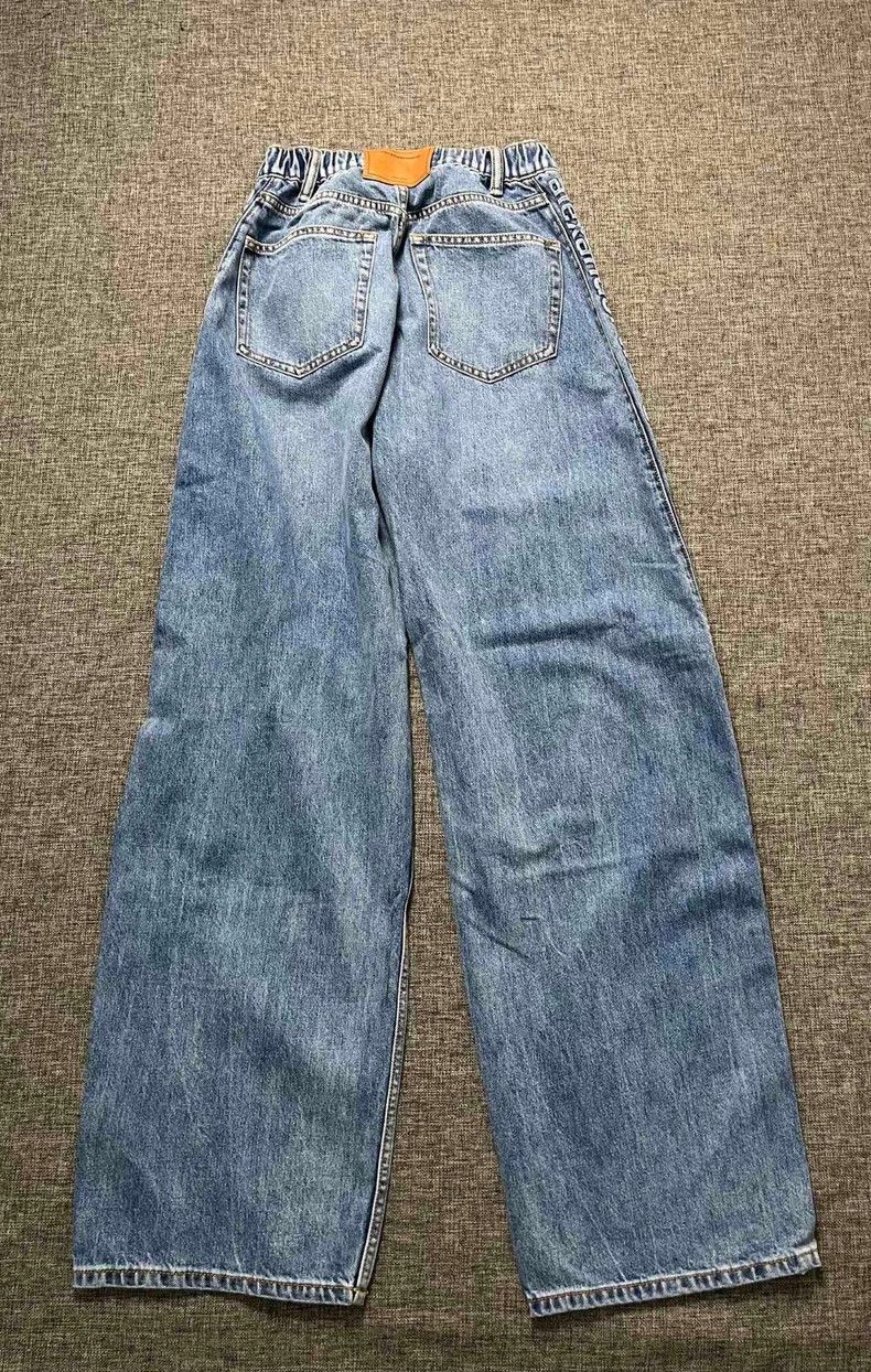 Alexander Wang Alexander Wang Washed Distressed Wide-Leg Jeans- Size 24" / US 00 / IT 34 - 2 Thumbnail