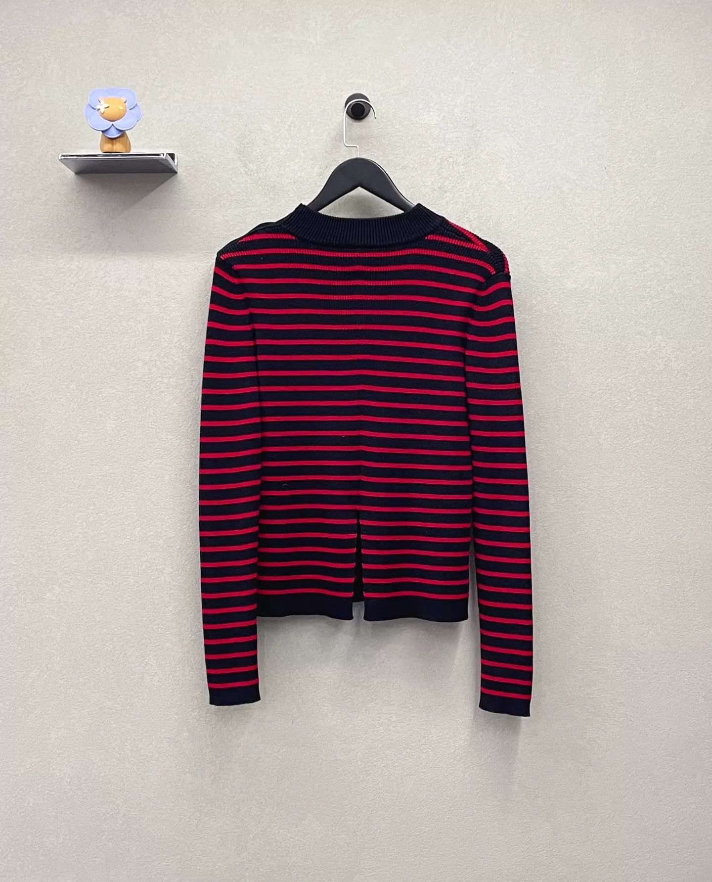 RED Valentino Red Valentino Striped Knit Long Sleeve Oversized Unisex M Size M / US 6-8 / IT 42-44 - 2 Thumbnail