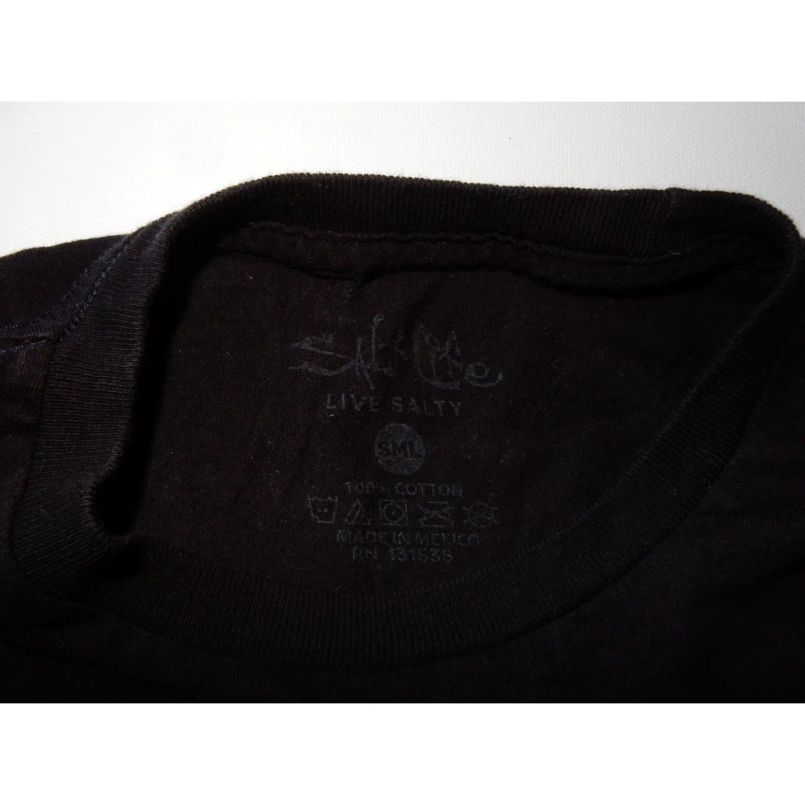 Vintage Salt Life Men's T-Shirt Short Sleeve Size S Black Size US S / EU 44-46 / 1 - 4 Thumbnail