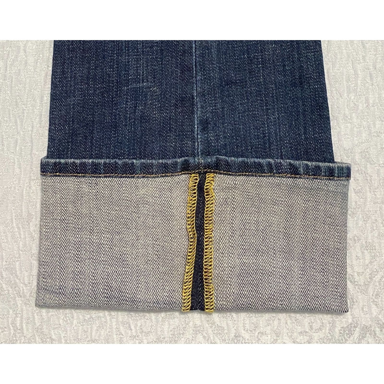 Vintage X2 Quality Denim Jeans Bootcut 5-Pocket Pockets Womens Size 8 Blue Denim Embroidered Stella Emerging Size 24" / US 00 / IT 34 - 7 Thumbnail
