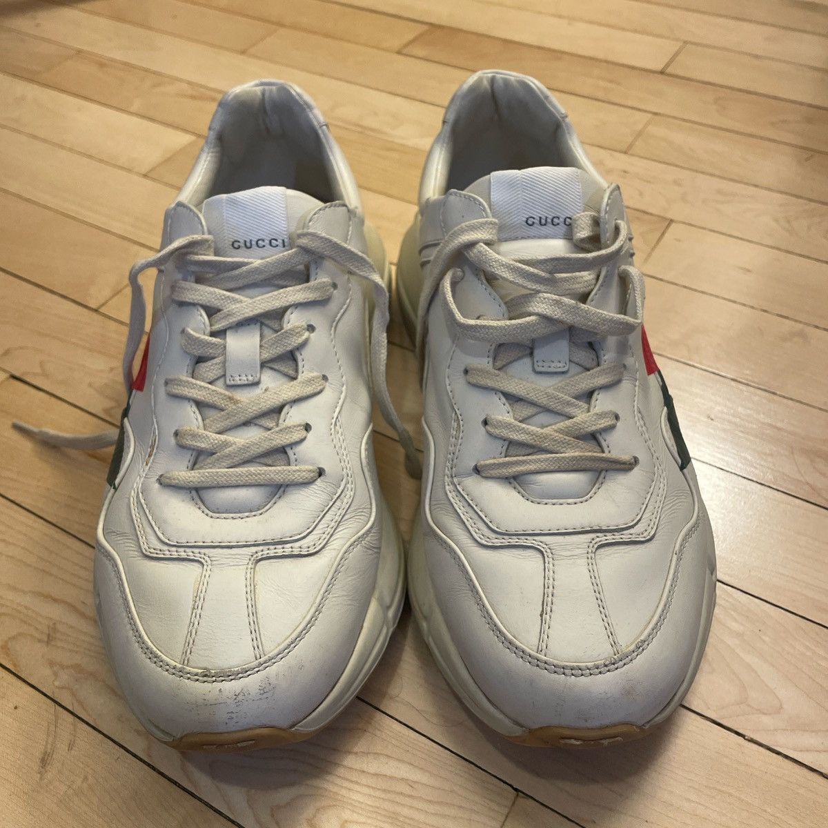 Gucci Cream Gucci Rhyton Size US 10.5 / IT 40.5 - 1 Thumbnail
