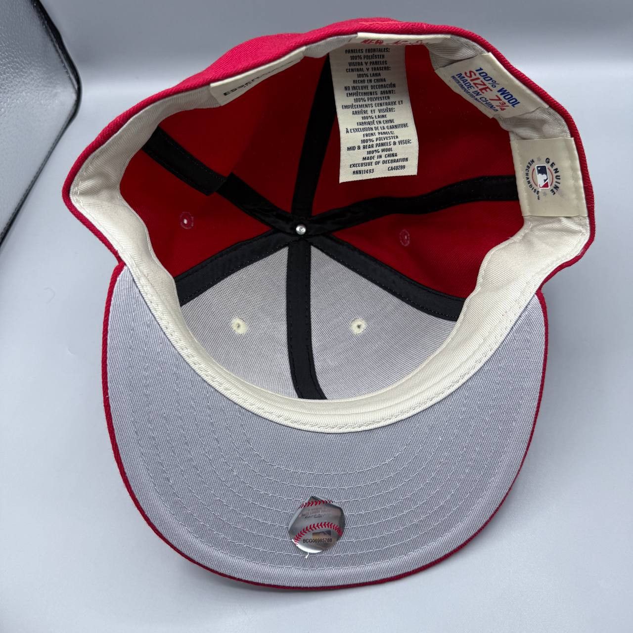 New Era Fear Of God 7 3/4 Red 59Fifty New Era Hat Fitted Cap FOG New Size ONE SIZE - 2 Thumbnail