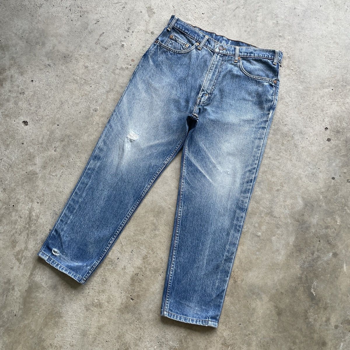 Levi's Vintage Clothing Vintage Levi’s 616 Faded Denim Distressed Pants Jeans W33 Size US 33 - 2 Thumbnail