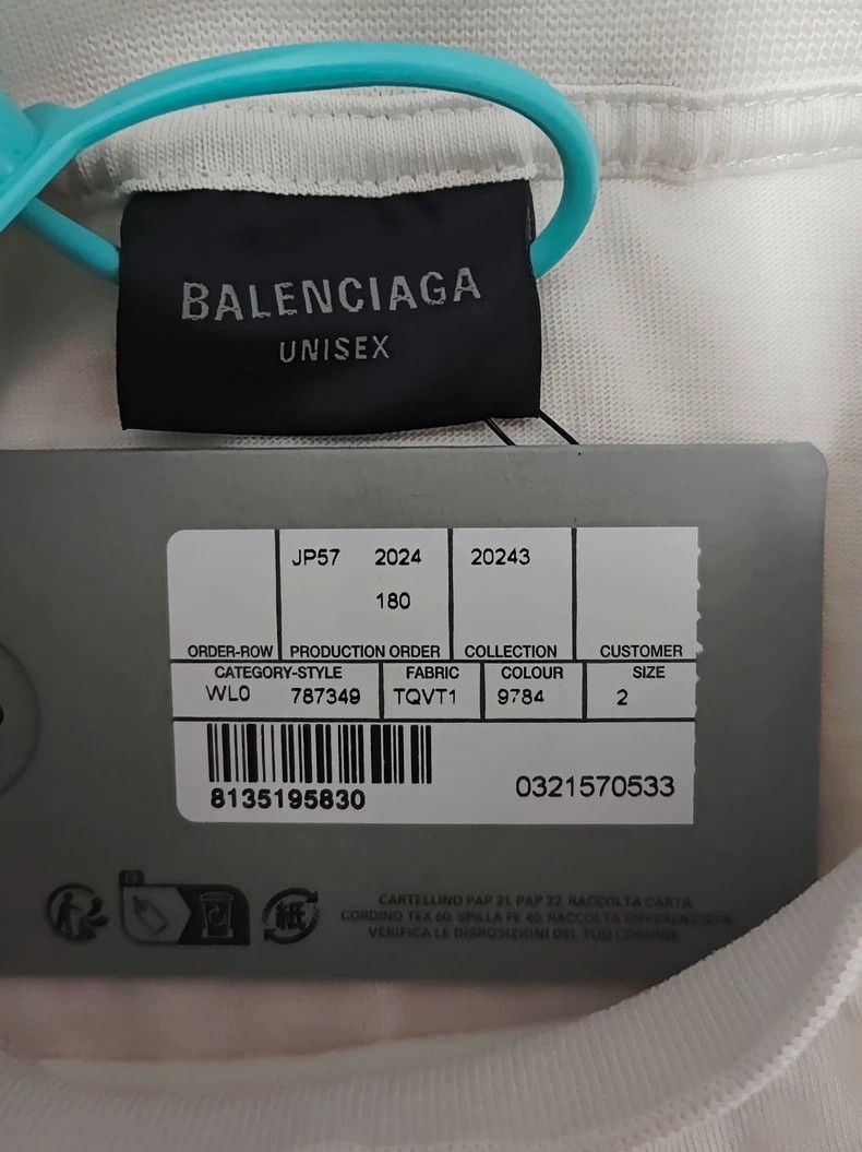 Balenciaga Balenciaga 23fw Bitcoin mud dyed vintage short sleeved T-sh Size US M / EU 48-50 / 2 - 4 Thumbnail