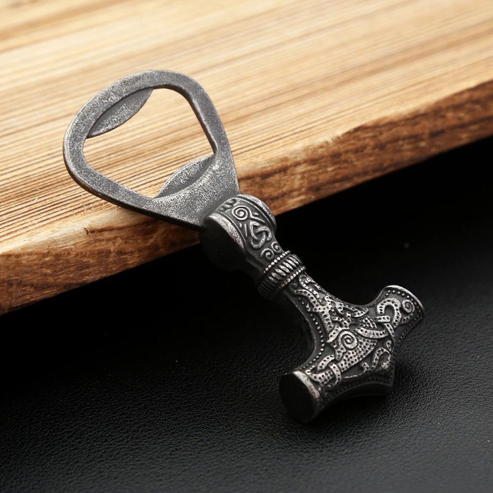 Vintage Nordic Vikings Black Opener Size ONE SIZE - 4 Thumbnail