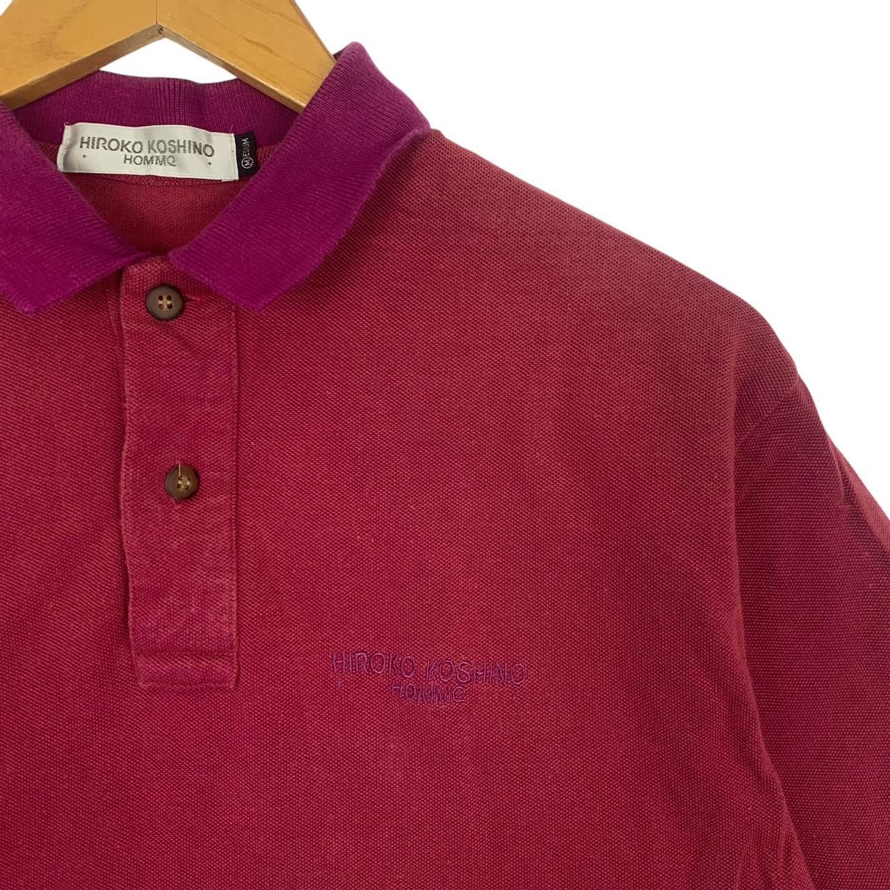 Hiroko Koshino Homme Vintage HIROKO KOSHINO HOMME Collection Polo Tee Shirt Top Size US M / EU 48-50 / 2 - 5 Thumbnail