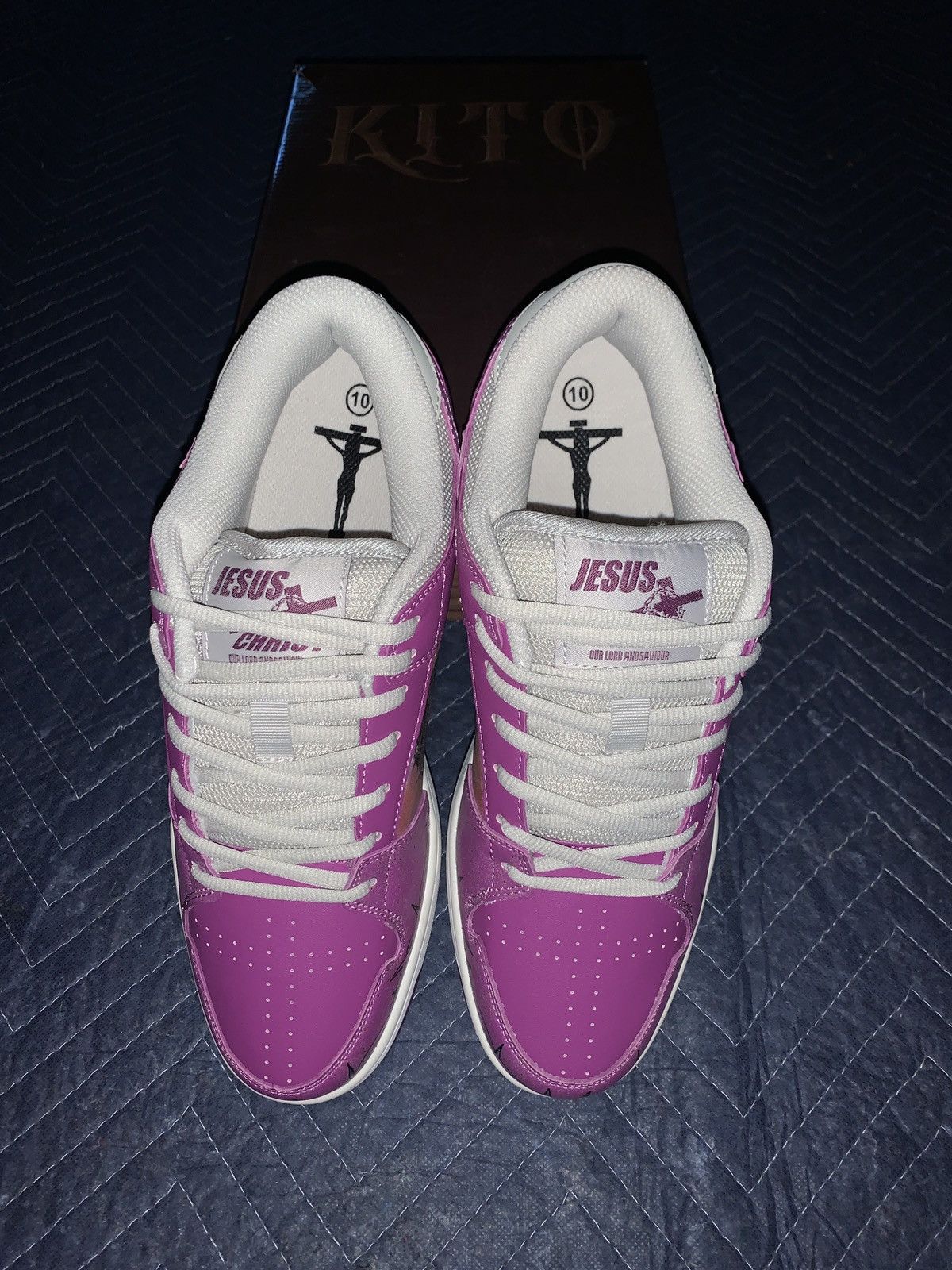 Kitowares Kito wares Purple Jesus Christ Size US 10 / EU 43 - 3 Thumbnail