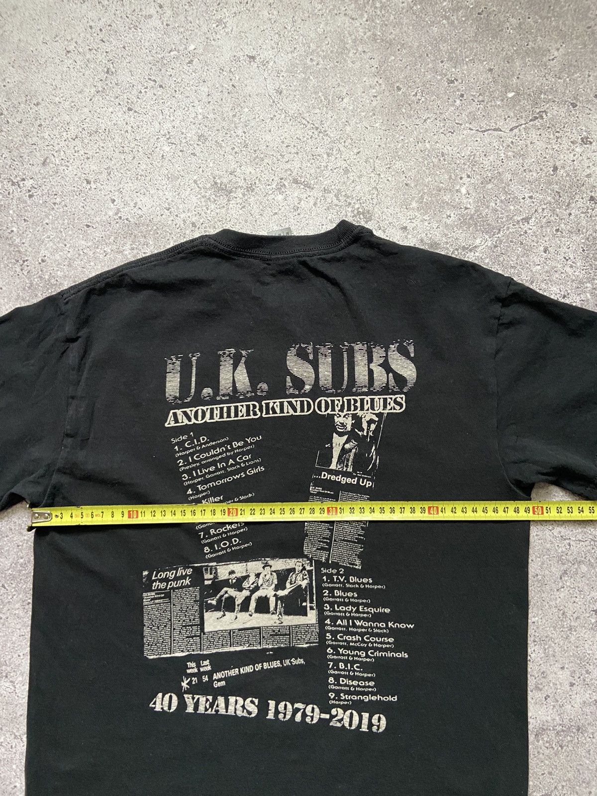 Band Tees Vintage 40 Years UK SUBS punk band tees Size US M / EU 48-50 / 2 - 6 Thumbnail