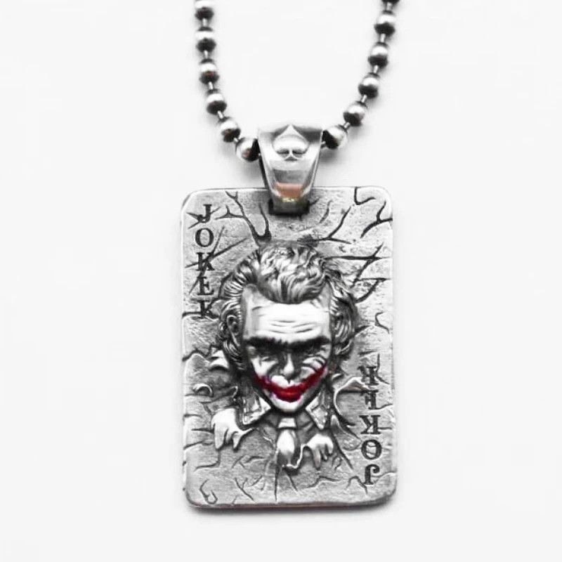 Jewelry Hip Hop Rock Clown Pendant Necklace Size ONE SIZE - 1 Thumbnail