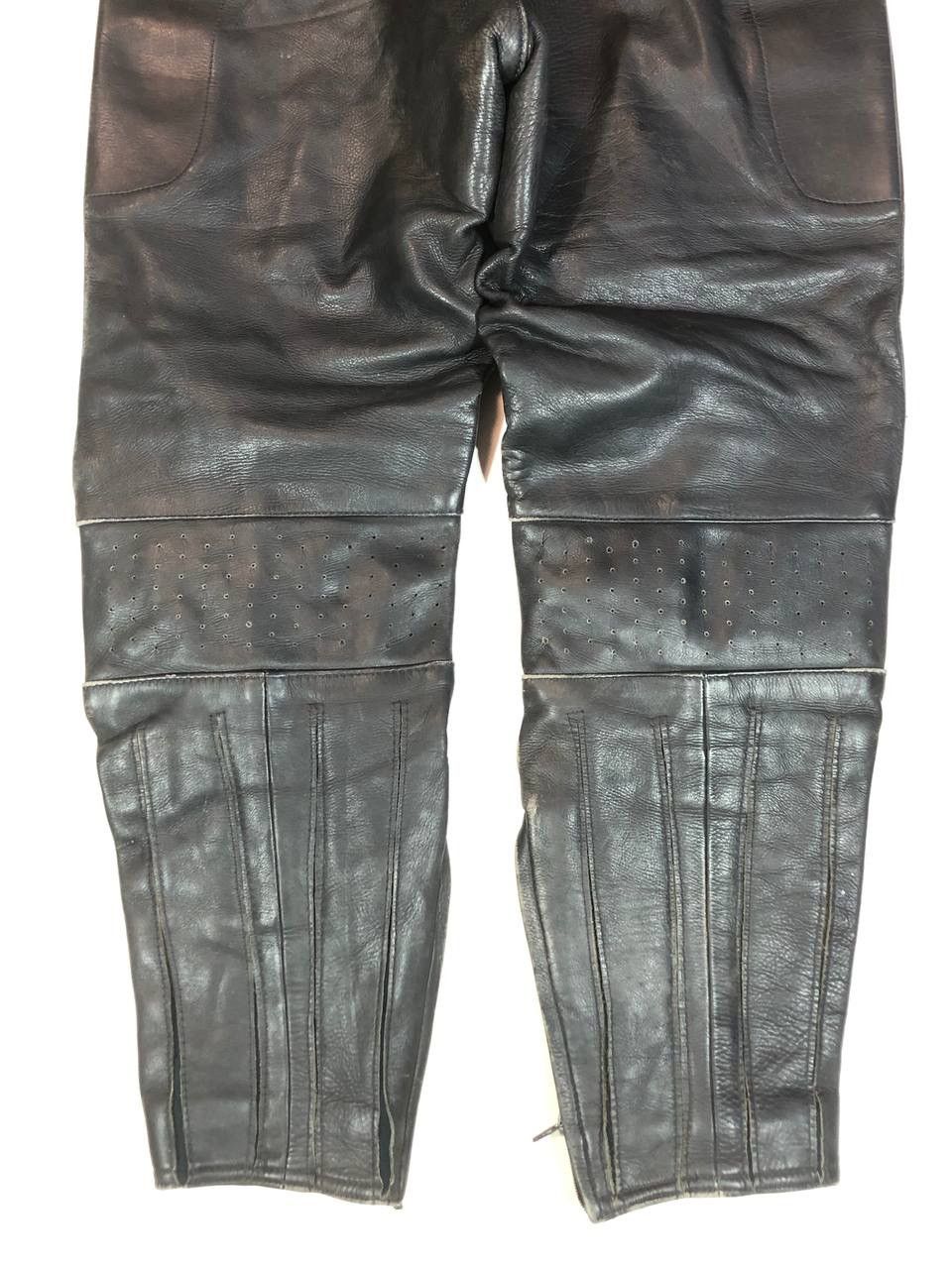 Vintage Frank Thomas Racing Moto Leather Pants Vintage Size US 34 / EU 50 - 9 Thumbnail