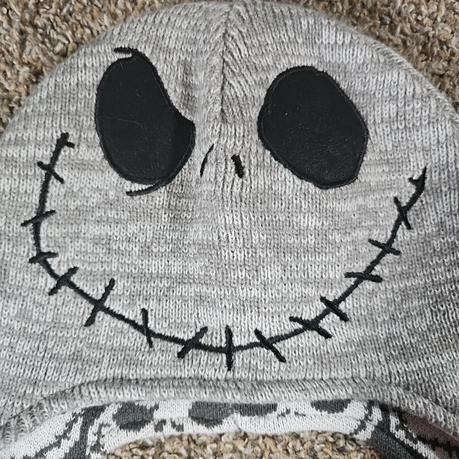 Disney Burtons Nightmare Before Christmas Jack Skellington Beanie Size ONE SIZE - 2 Thumbnail
