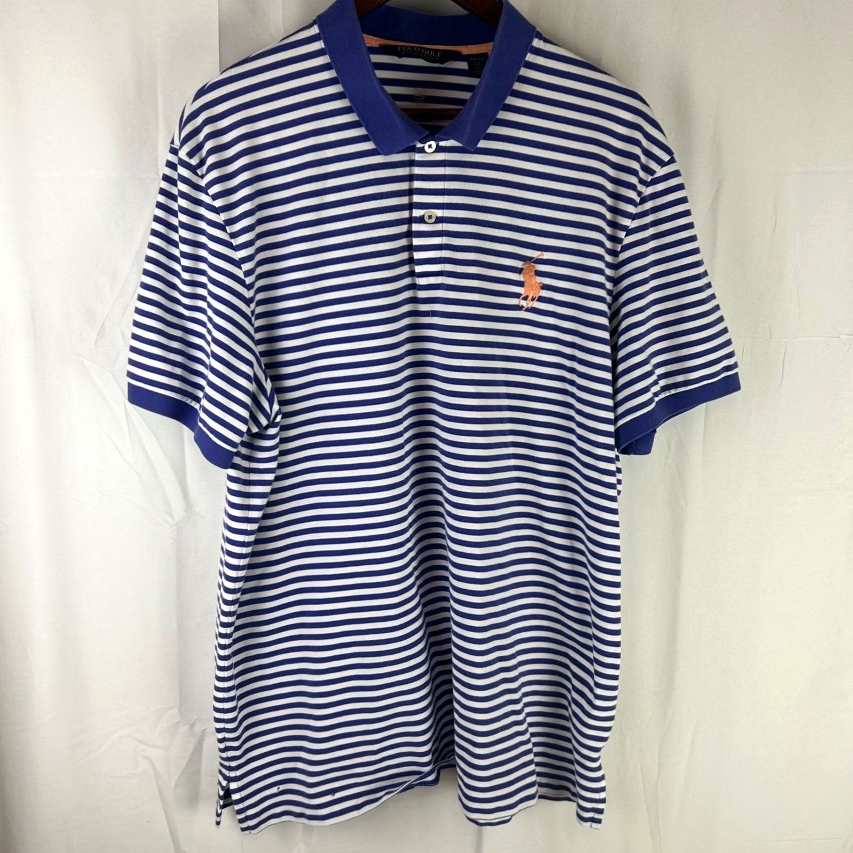 Polo Ralph Lauren Polo Golf Ralph Lauren Shirt XXL Purple Striped Pro Fit S/S Big Pony Size US XXL / EU 58 / 5 - 2 Thumbnail