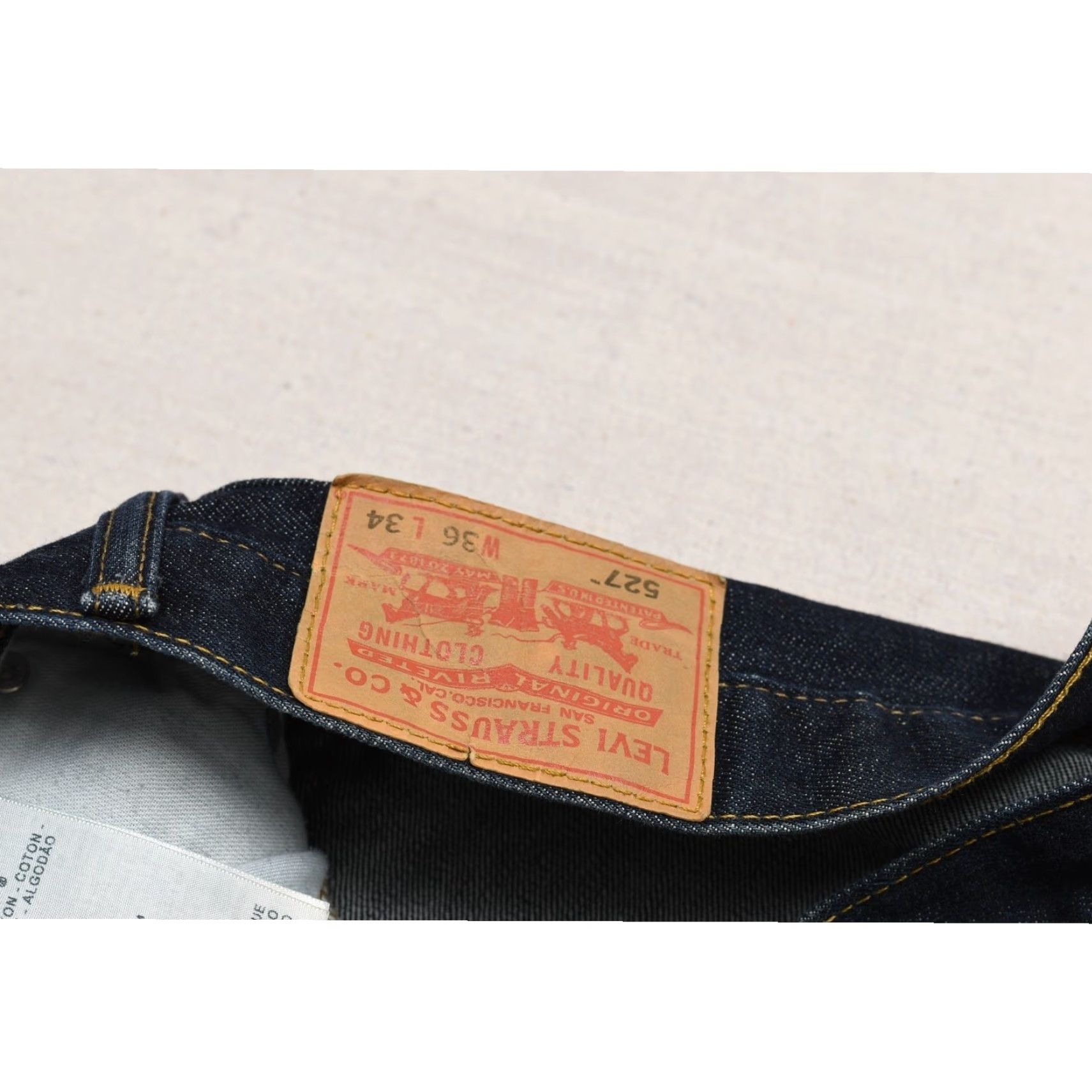 Levi's Levi's Jeans 527 Slim Bootcut Regular Size W36 L34 Dark Wash Mens Denim Cotton Zip 5-Pocket Size US 36 / EU 52 - 2 Thumbnail