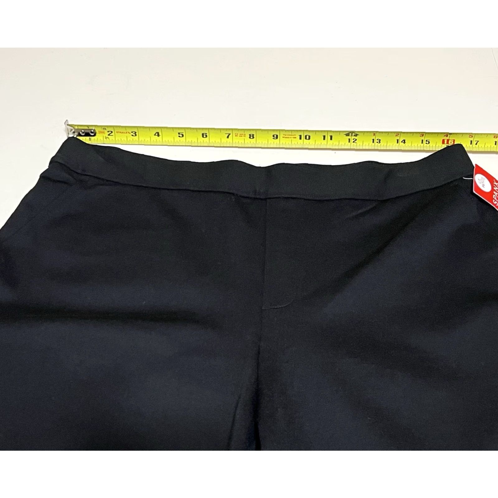 SPANX Pants Wide-Leg Ponte Black Women's Petite XL PXL High Rise Stretch  Slimming Comfort Dress