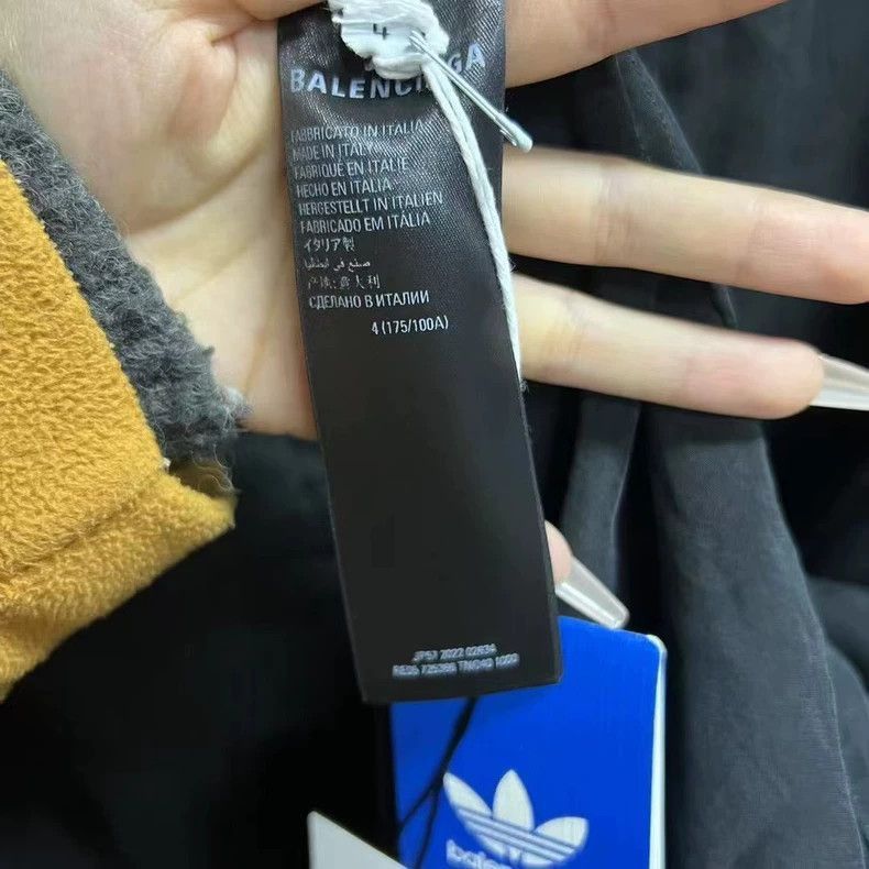 Balenciaga Black Long Sleeve Adidas Balenciaga Shirt-2506 Size US M / EU 48-50 / 2 - 3 Thumbnail