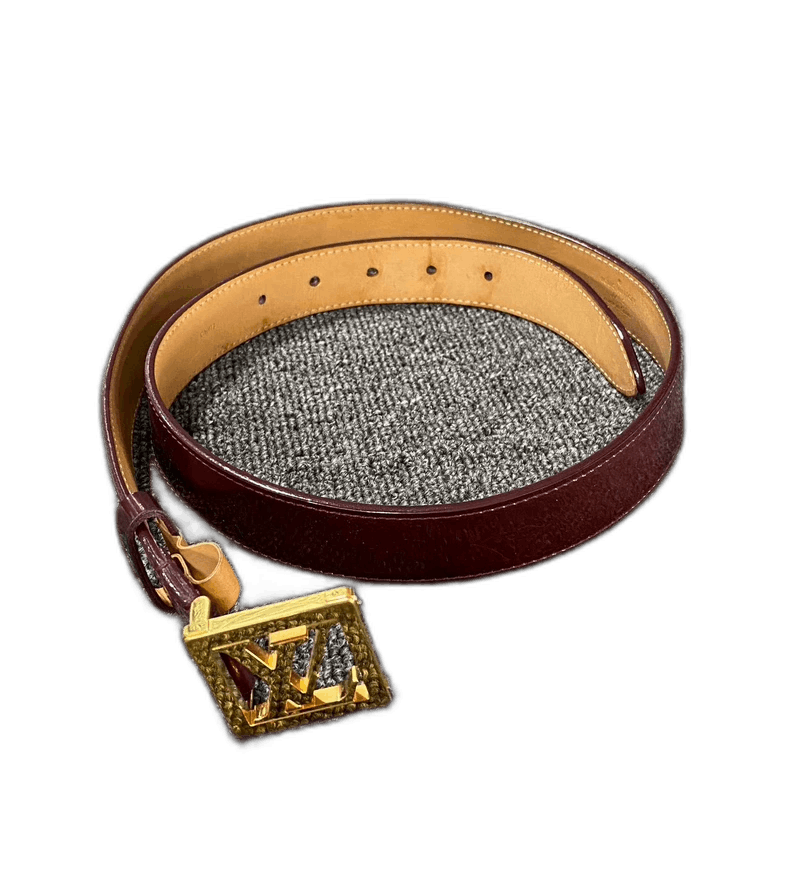 Louis Vuitton louis vuitton red leather belt Size ONE SIZE - 1 Thumbnail