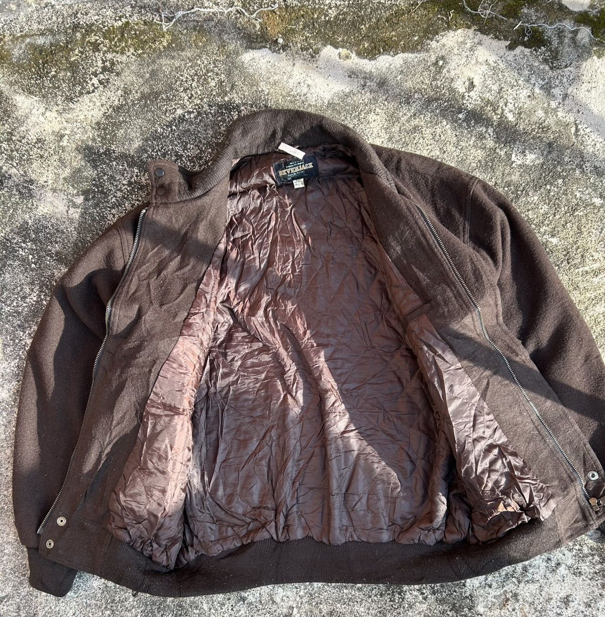 Seven 7 Japanese Sevenjack Wool Bomber Jacket Size US L / EU 52-54 / 3 - 4 Thumbnail