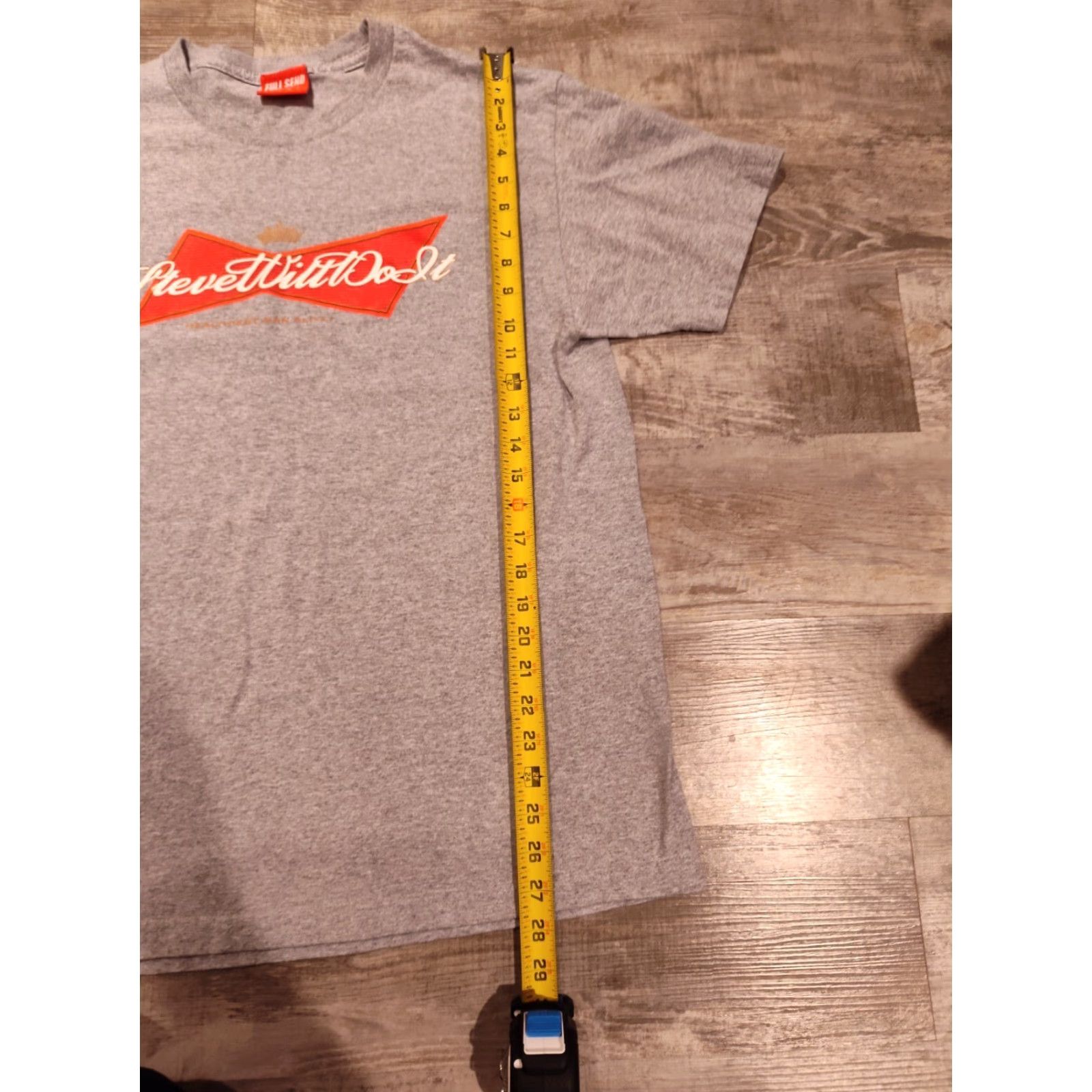 Budweiser Full Send Budweiser Shirt Mens Large Gray Graphic Tee Steve Will Do It Size US L / EU 52-54 / 3 - 6 Thumbnail