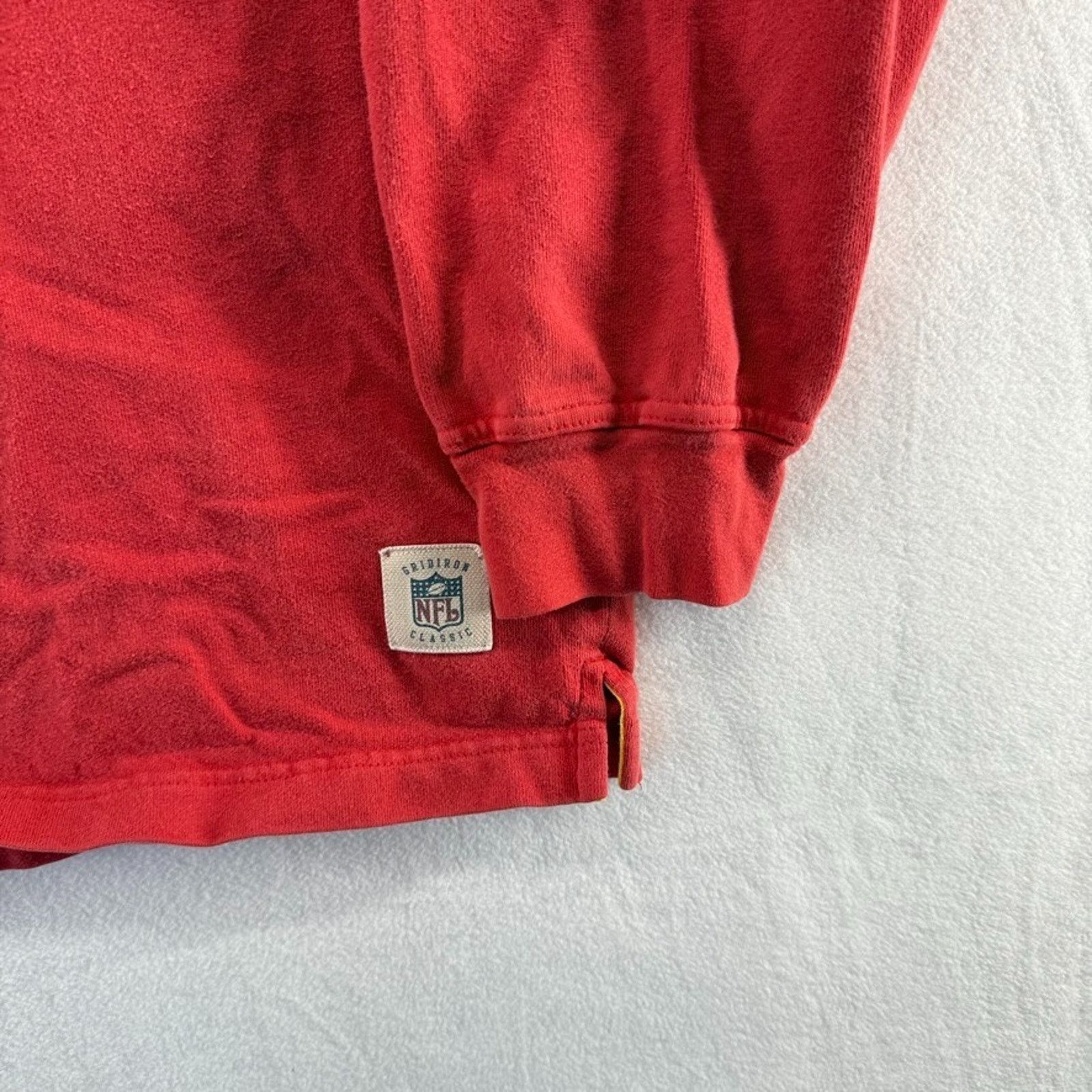 NFL × Reebok × Vintage Vintage Kansas City Chiefs Rugby Polo Shirt mens 2XL Red y2k Size US XXL / EU 58 / 5 - 3 Thumbnail