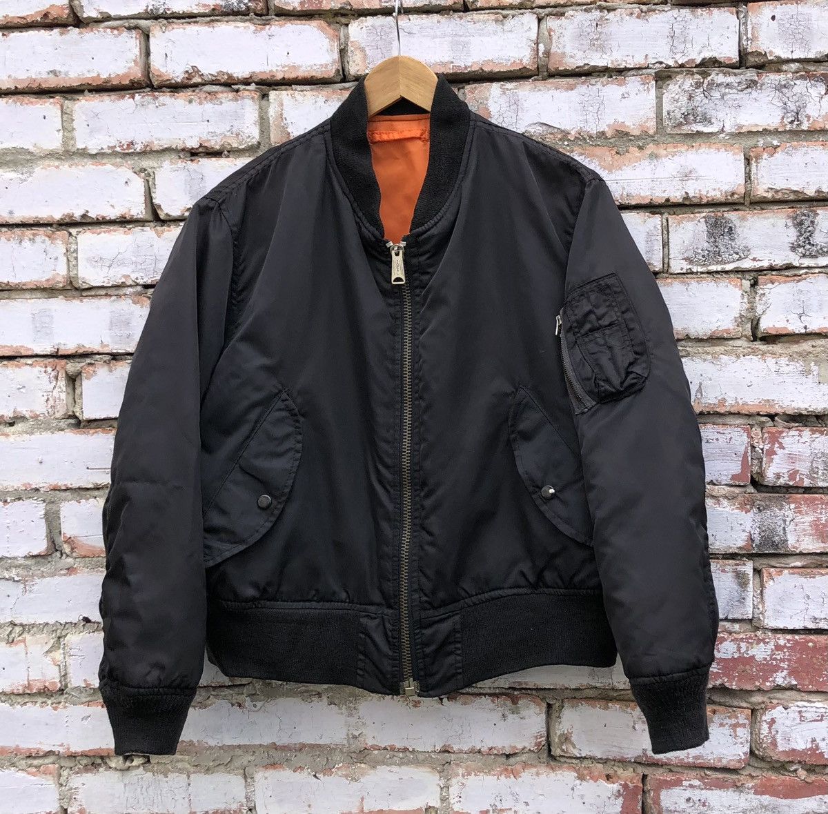 Vintage Vintage Flyer’s Man Intermediate Ma-1 Bomber Jacket Size US M / EU 48-50 / 2 - 2 Thumbnail