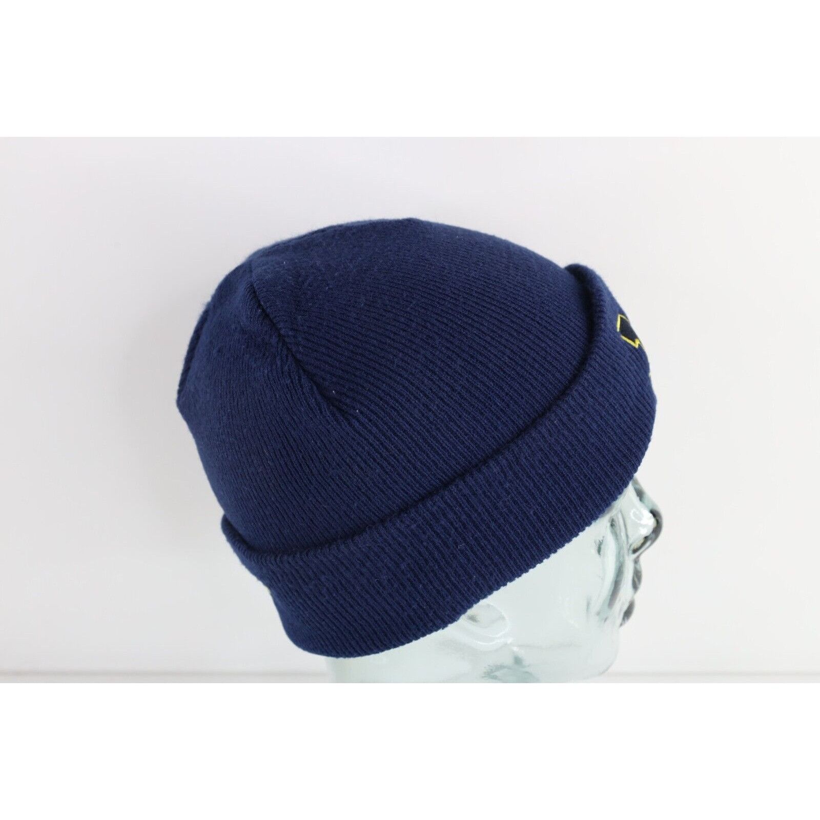 Vintage Vintage 90s Block M University of Michigan Winter Beanie Size ONE SIZE - 5 Thumbnail