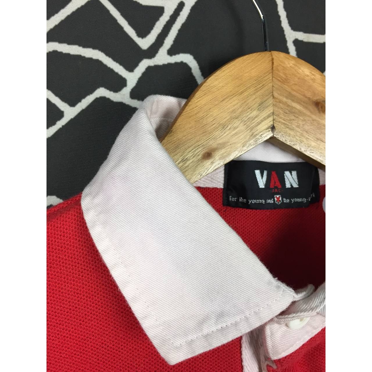 Japanese Brand VAN JAC The Young At Heart Long Sleeve Rugby Polo Tee Size US L / EU 52-54 / 3 - 6 Thumbnail